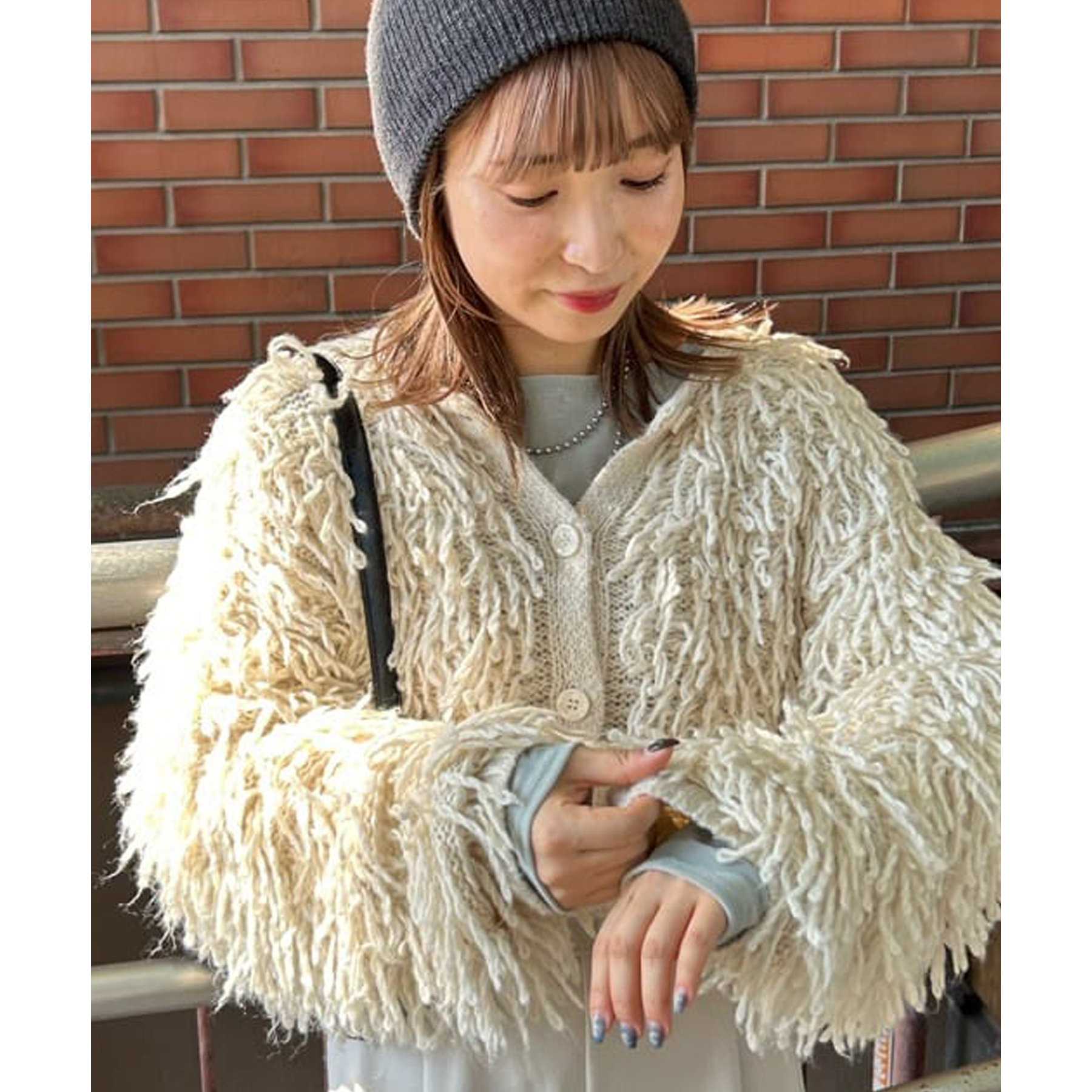 ストロベリー様確認用 ベストセラー】フロッキーメッシュロングスリーブ《WEB限定カラーあり