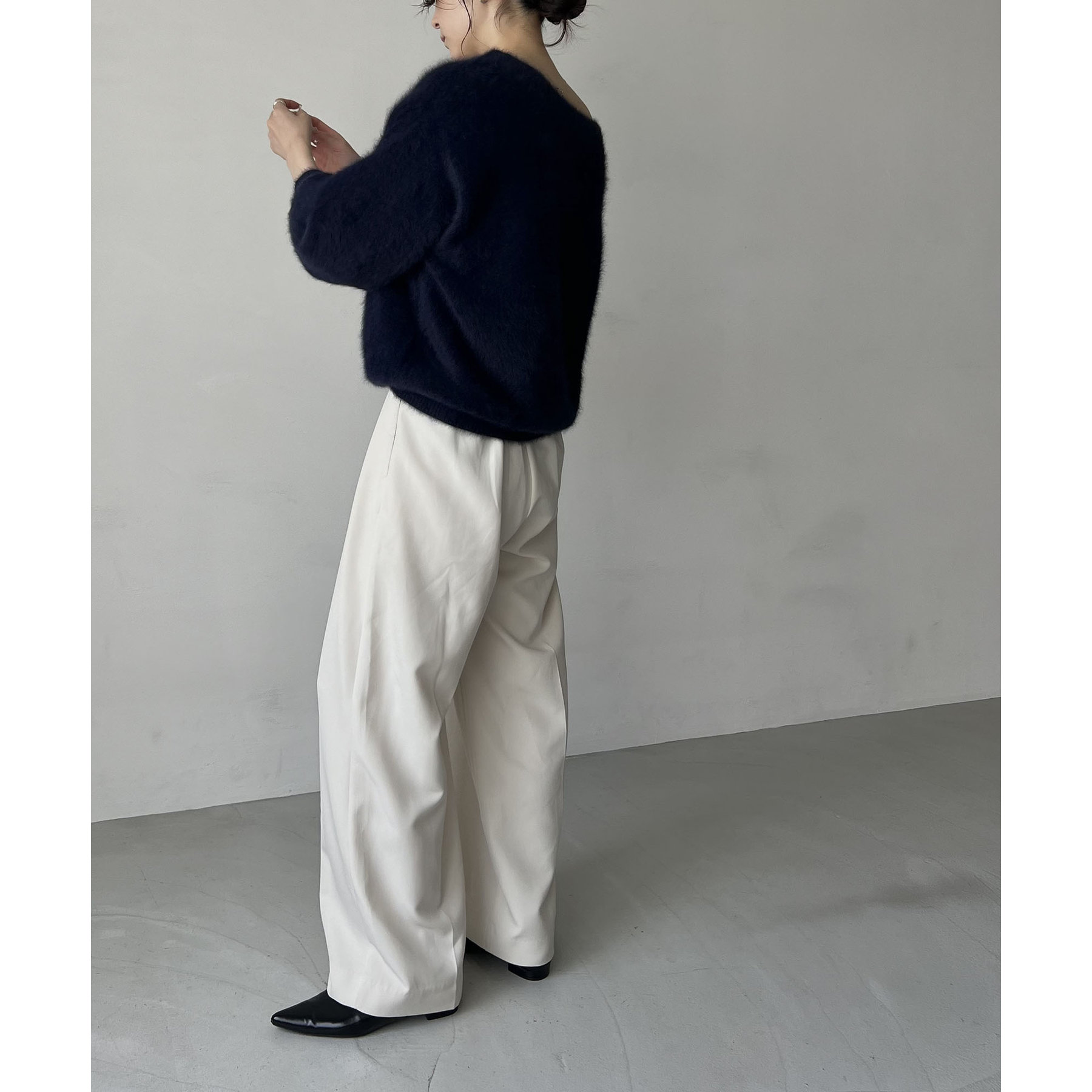 C.L】FOXカシミアボートネックニット | ファッション通販サイト NUGU