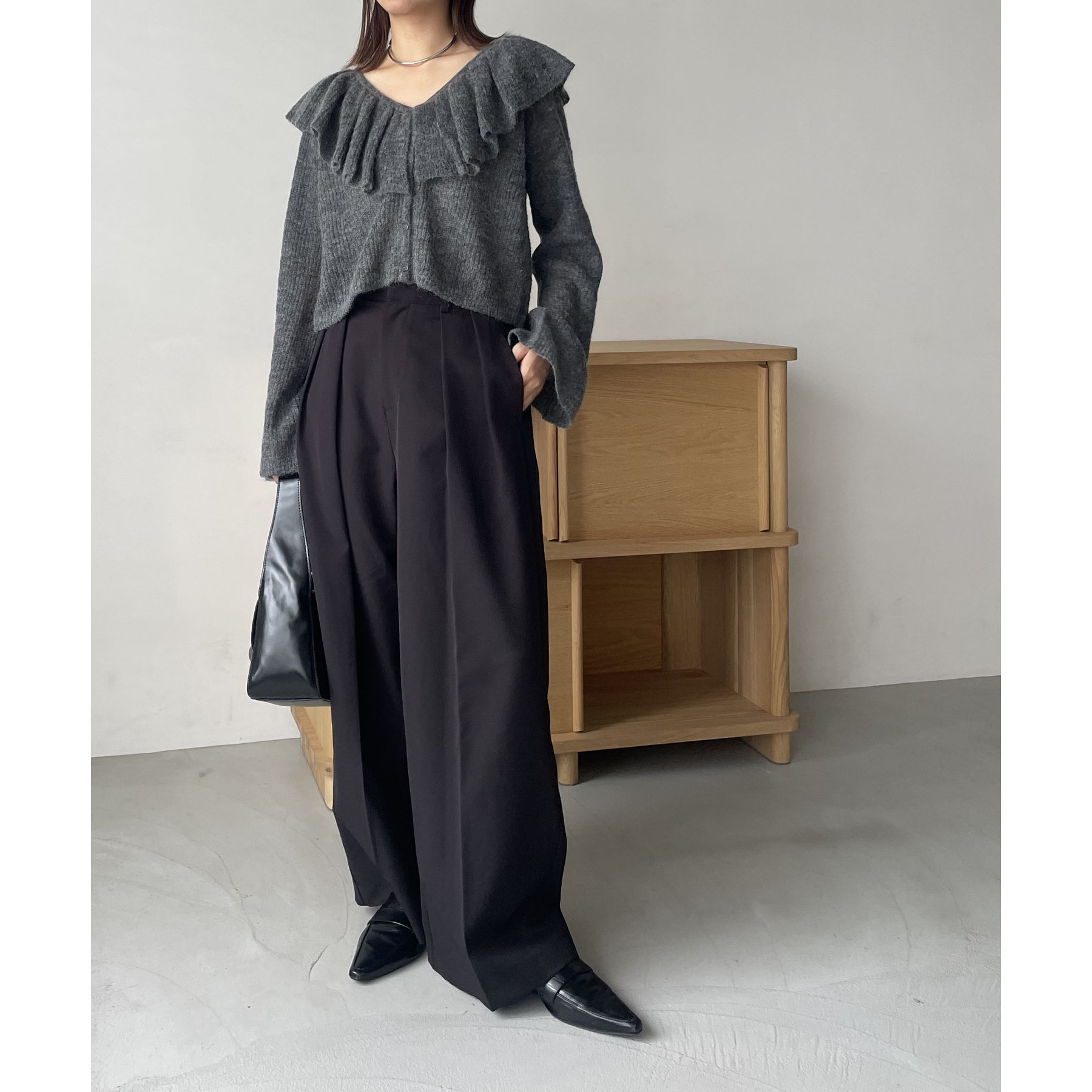 フリルVカーディガン | ファッション通販サイト NUGU