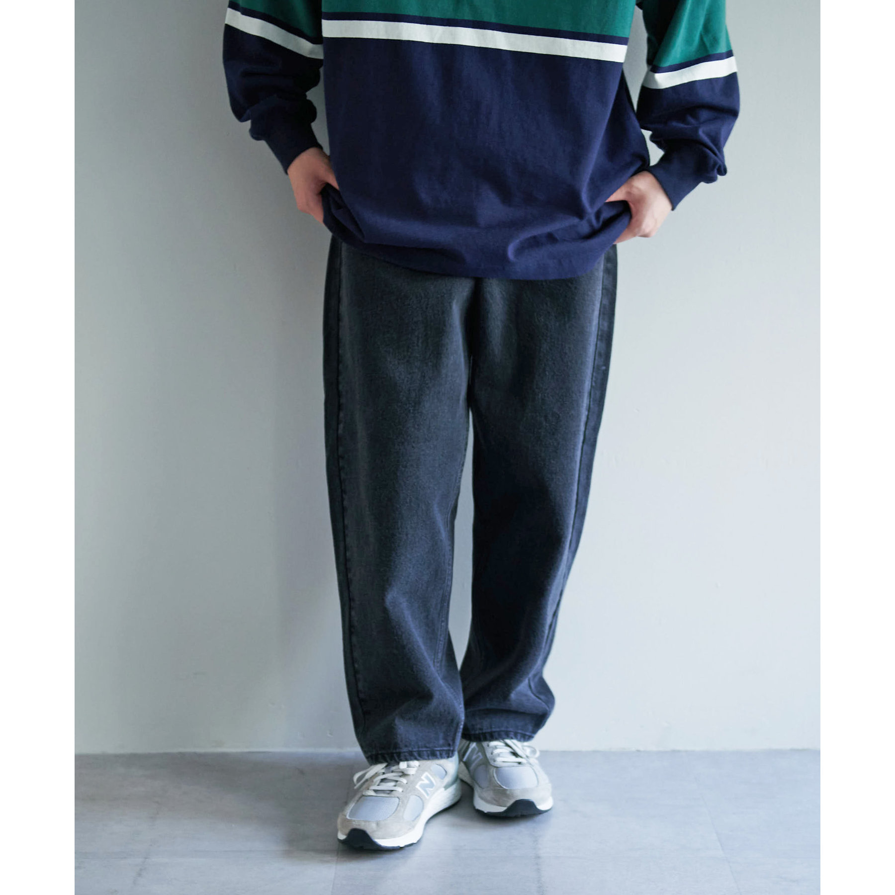 【新品】visco nugu リボンタックバルーンデニムパンツ S オリジナル 4回再販](ORIGINAL) リボンタックバルーンデニムパンツ