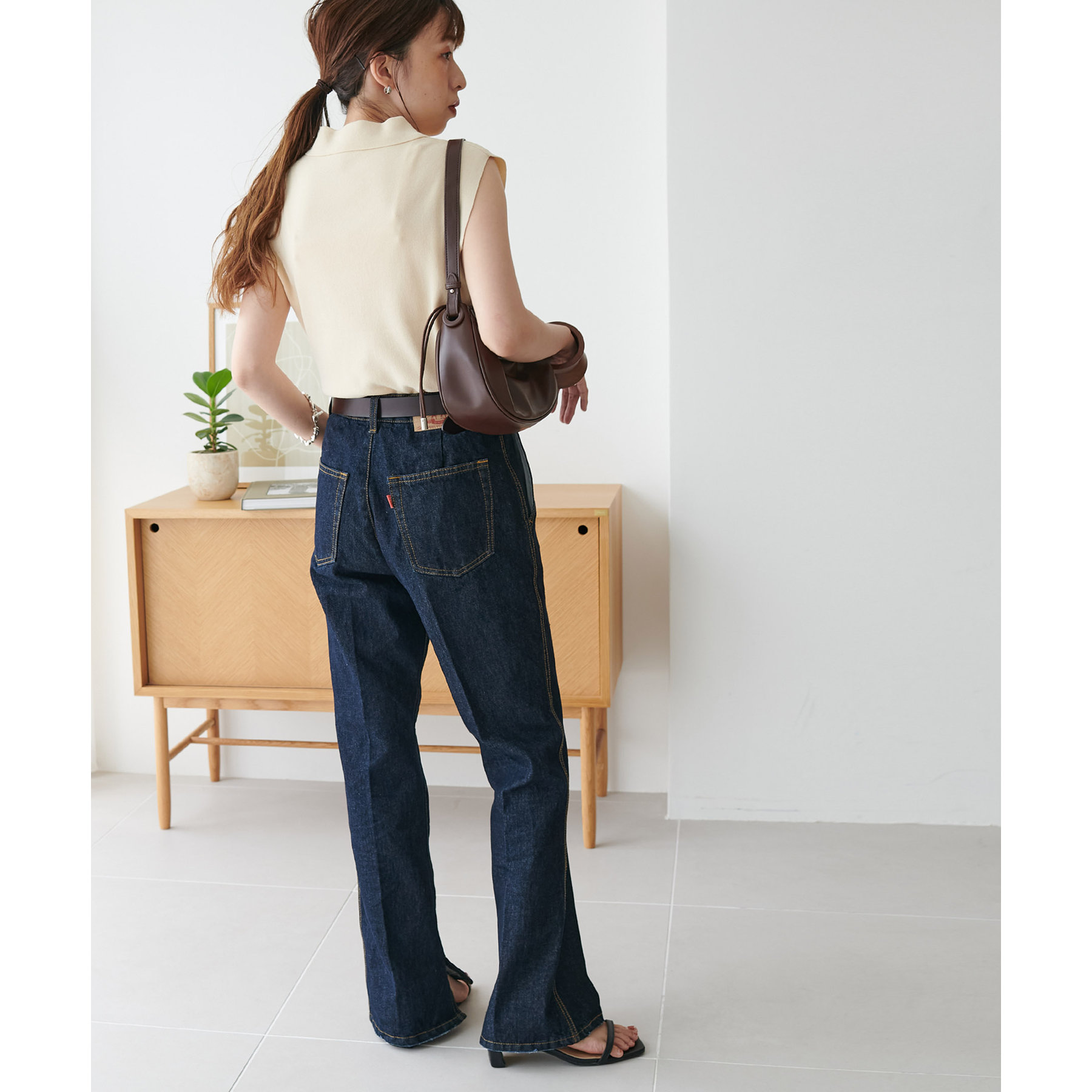 ★米国発*UrbanOutfitters*新作*BDG フレアレッグデニム/CR★ 改良版】USコットンデニムフレアパンツ | ファッション通販