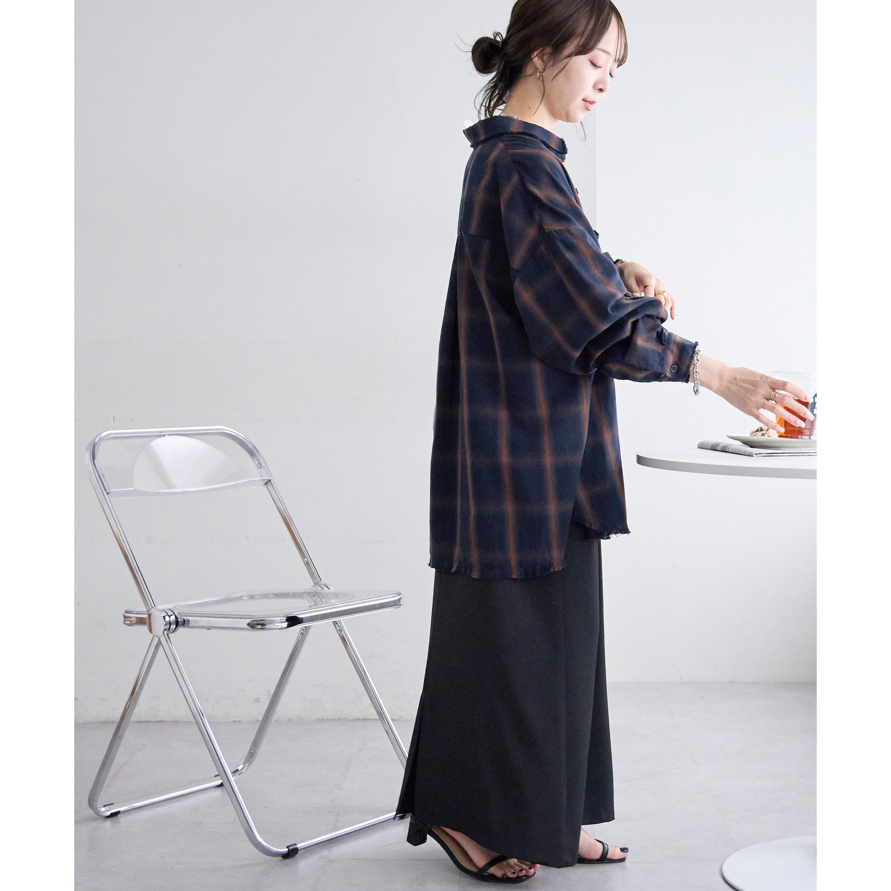 hinanoです　undercover 10AW オンブレチェックレーヨン hinanoです undercover 10AW オンブレチェックレーヨン hinano様専用