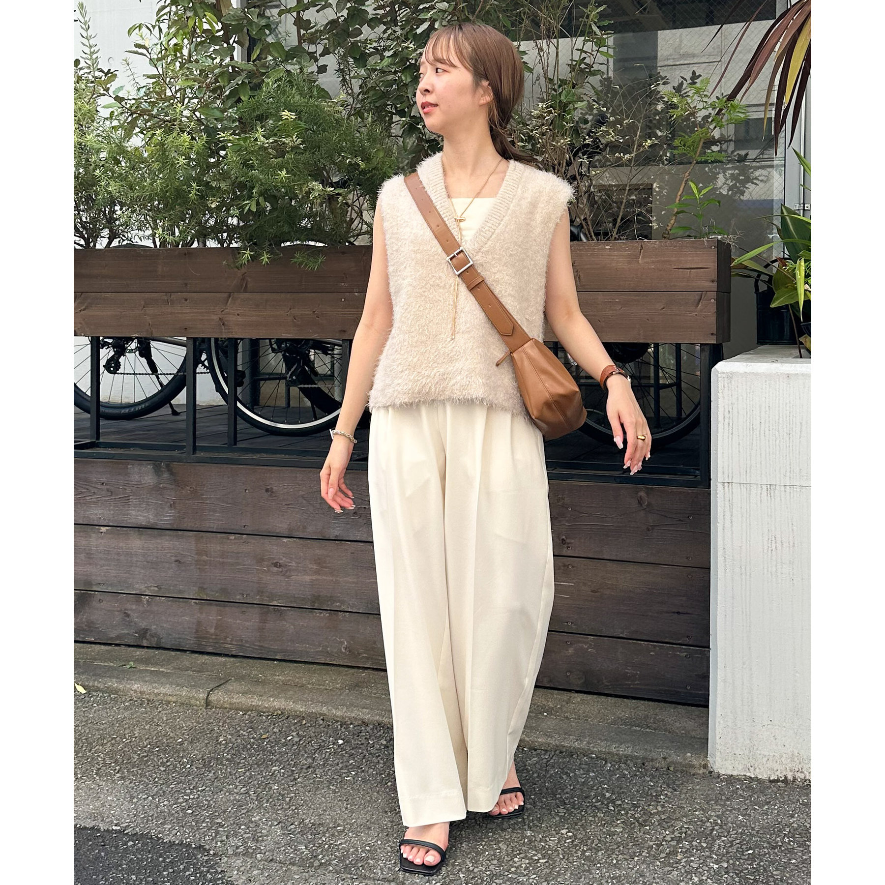 追加》IENA LA BOUCLE フェザーヤーンベスト2（ベスト）｜IENA