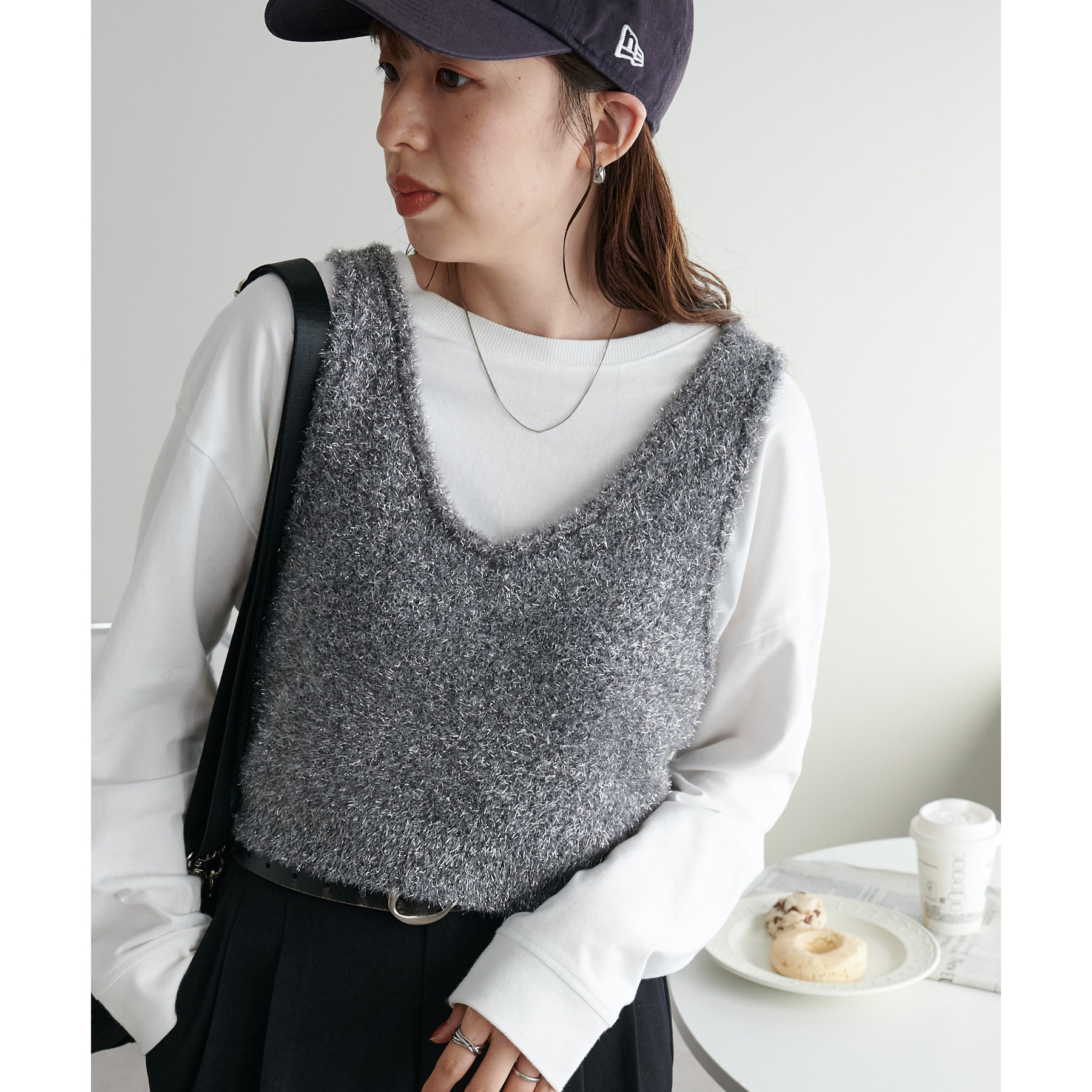 ラメフェザーヤーンキャミ | ファッション通販サイト NUGU