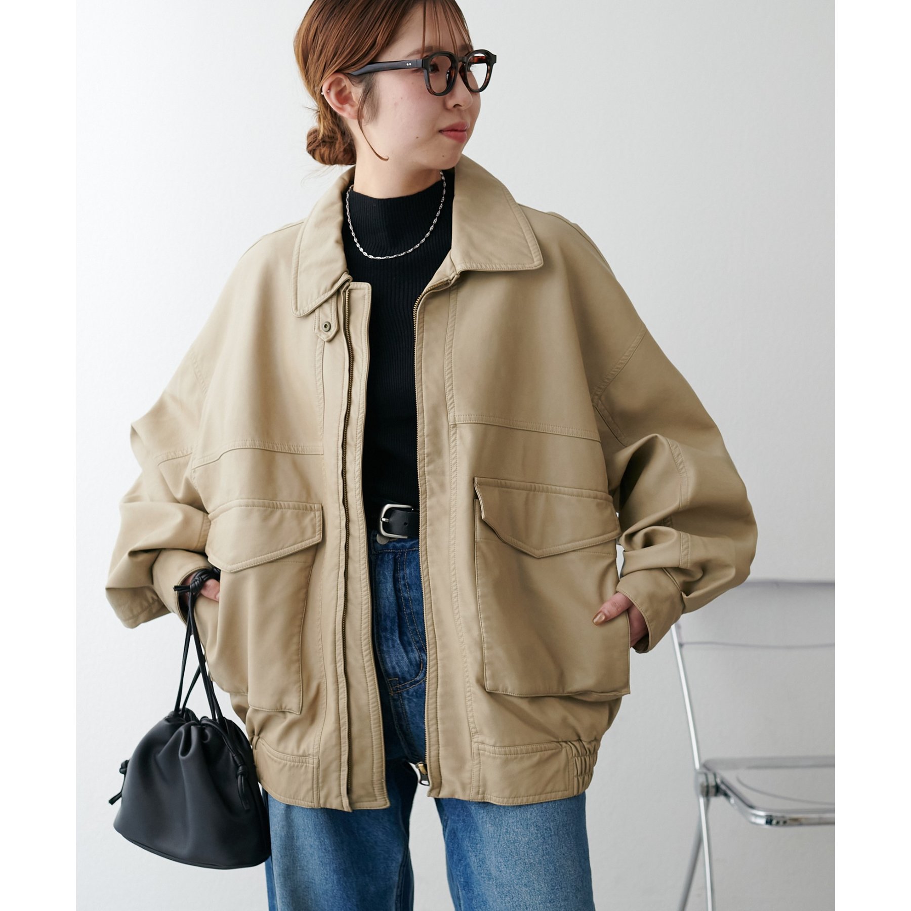 ユニセックス/新色追加】エイジングA2ブルゾン | ファッション通販