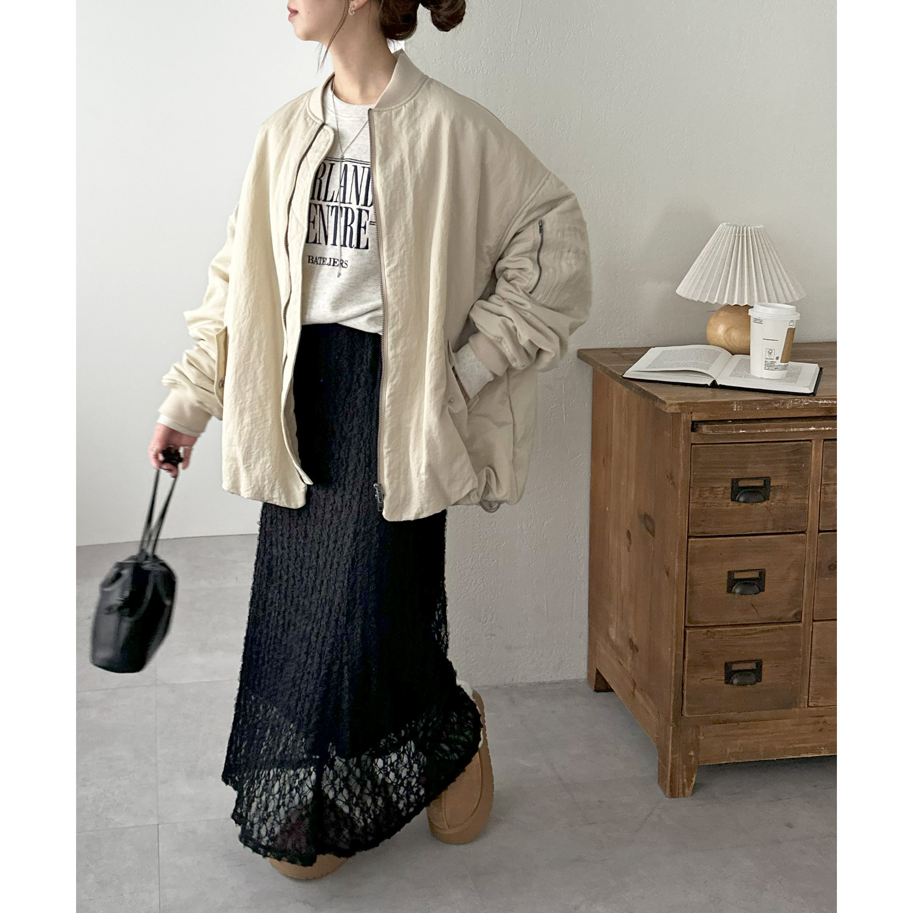 新色追加!/ユニセックス//WEB限定】メモリーボンバーブルゾン