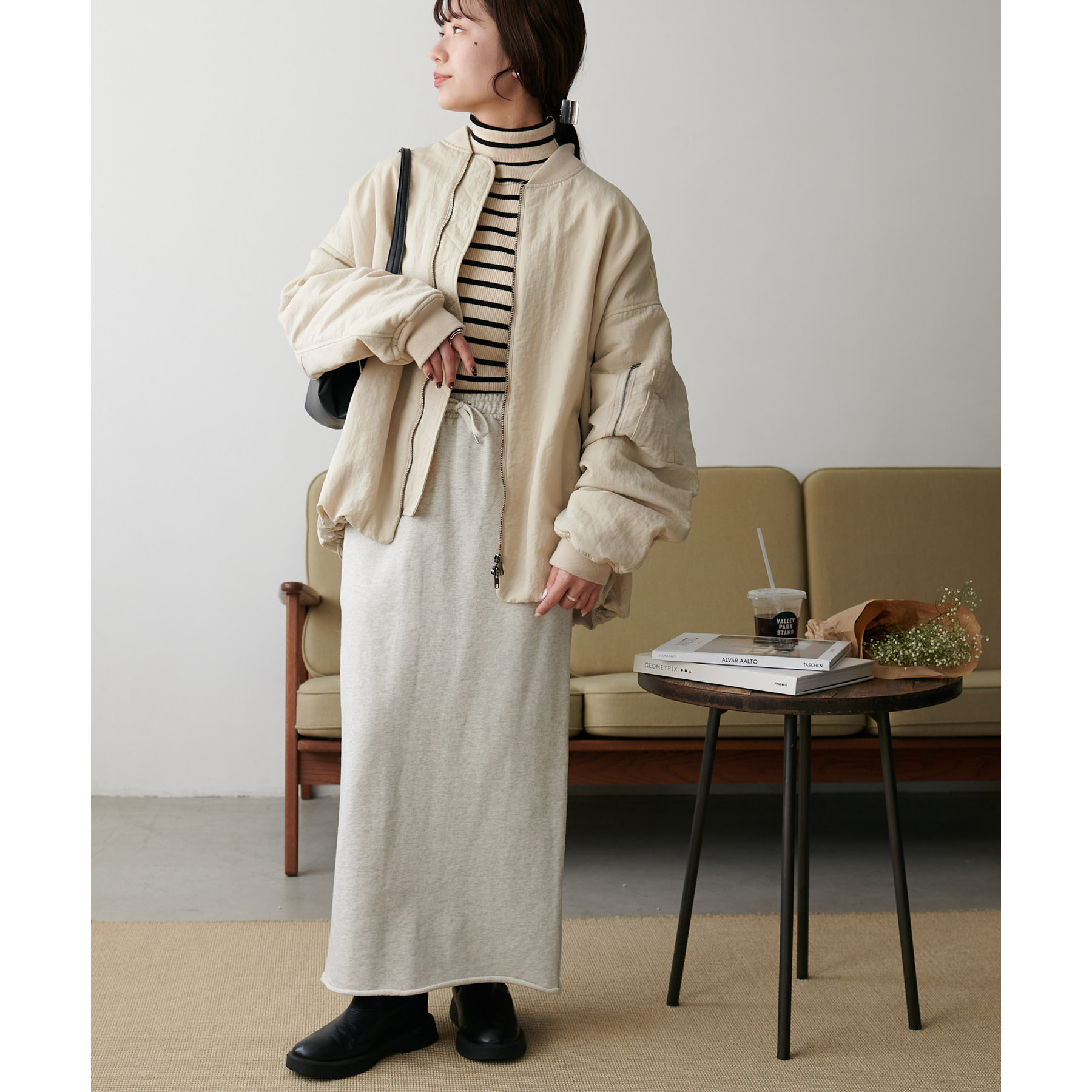 新色追加!/ユニセックス//WEB限定】メモリーボンバーブルゾン