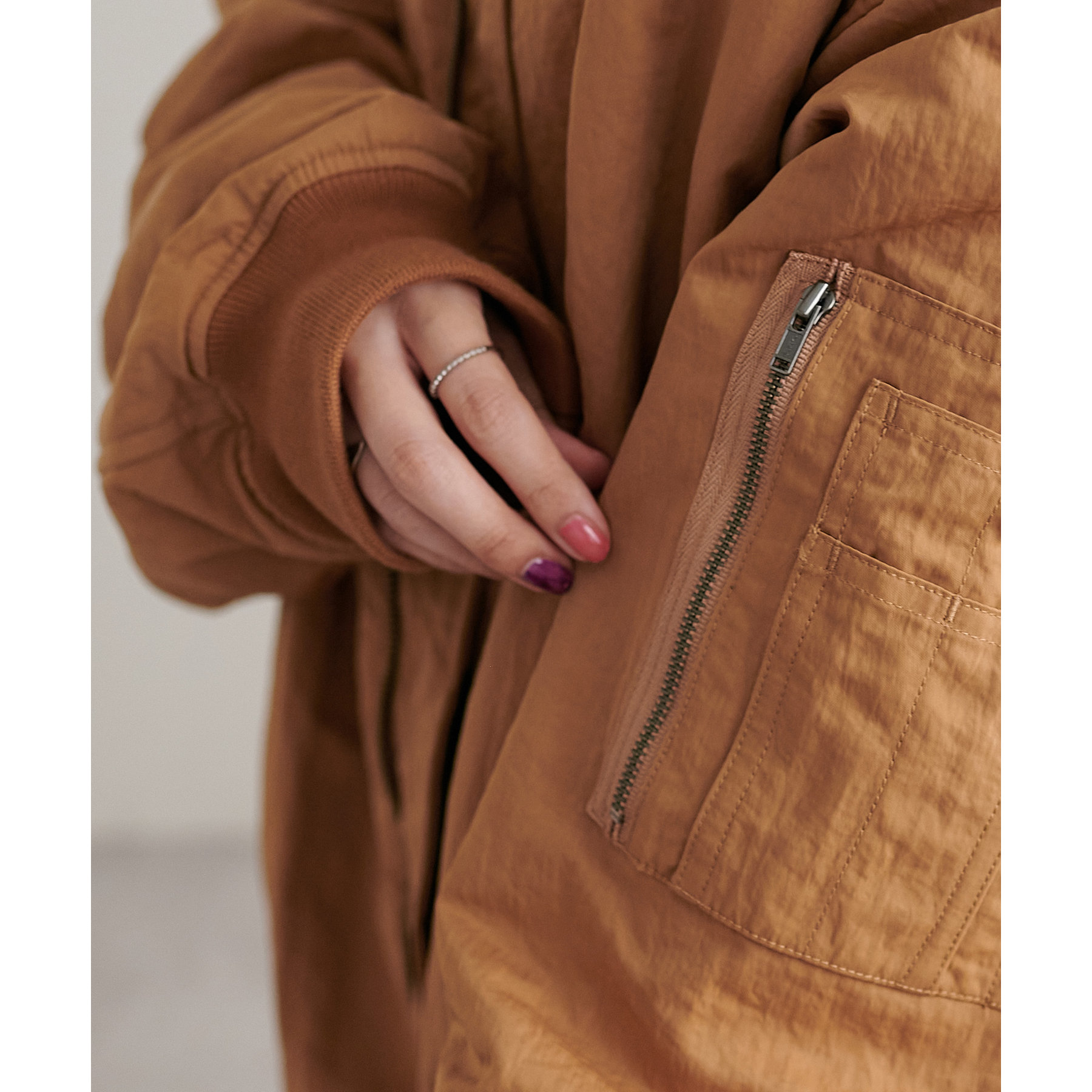 新色追加!/ユニセックス//WEB限定】メモリーボンバーブルゾン