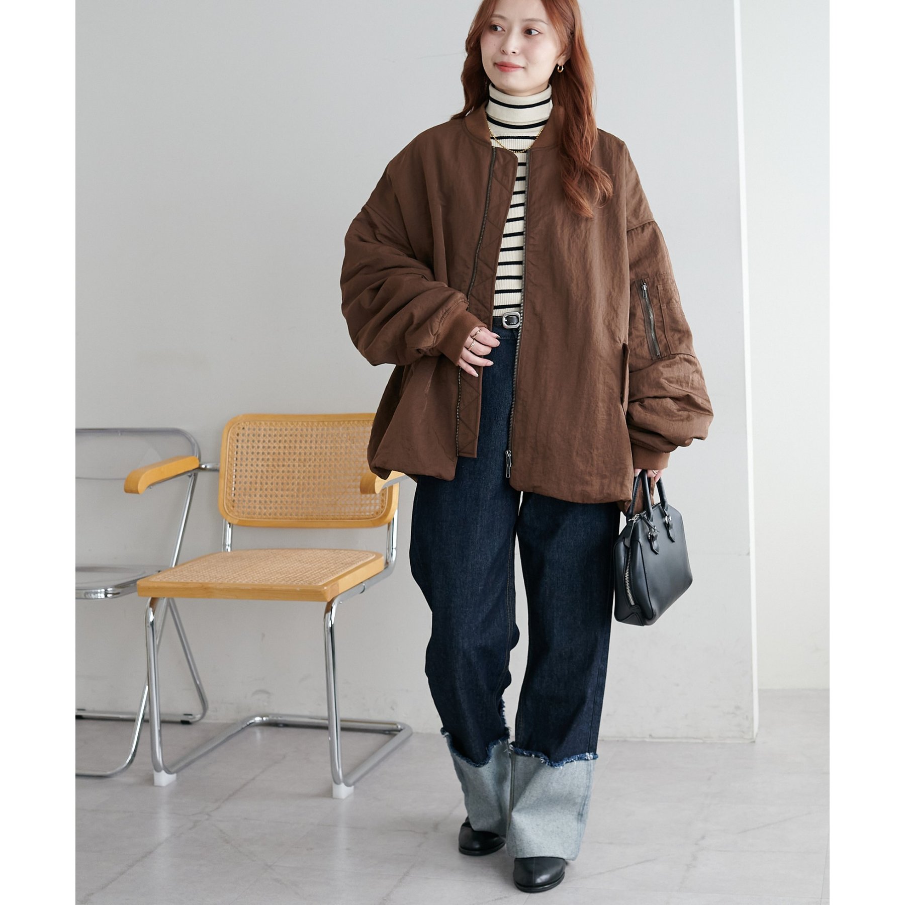 新色追加!/ユニセックス//WEB限定】メモリーボンバーブルゾン