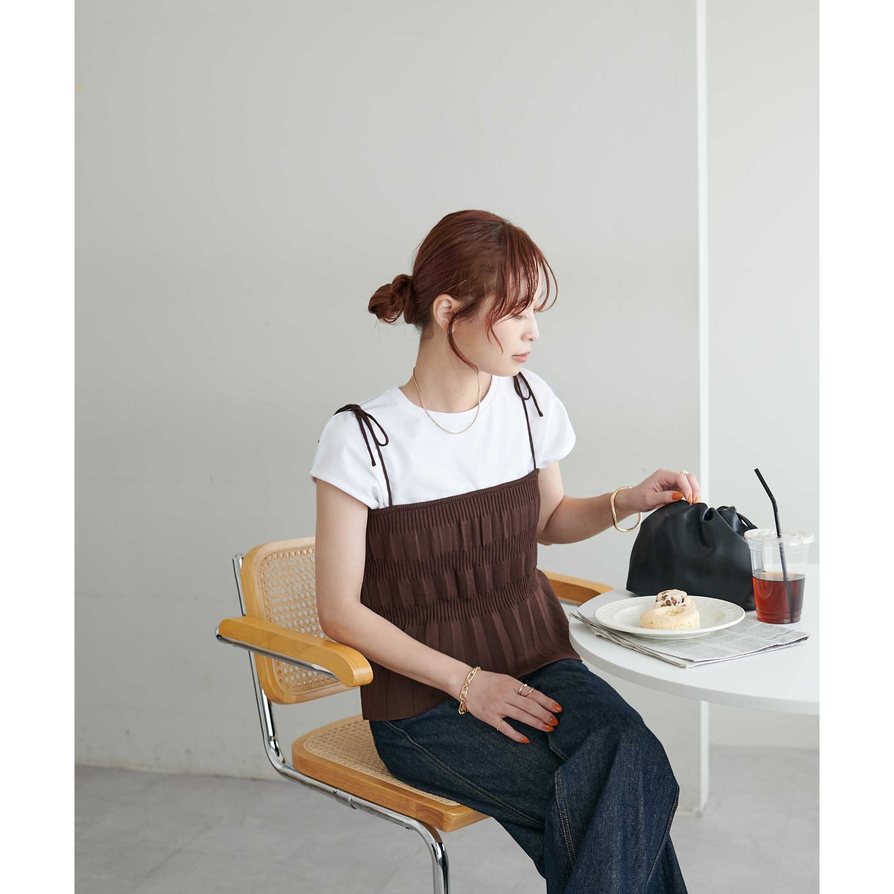 knit bra【ミルク】ニットビスチェ ニットブラ セール 20%OFF】ニットブラビスチェ(505932328) | ケービーエフ