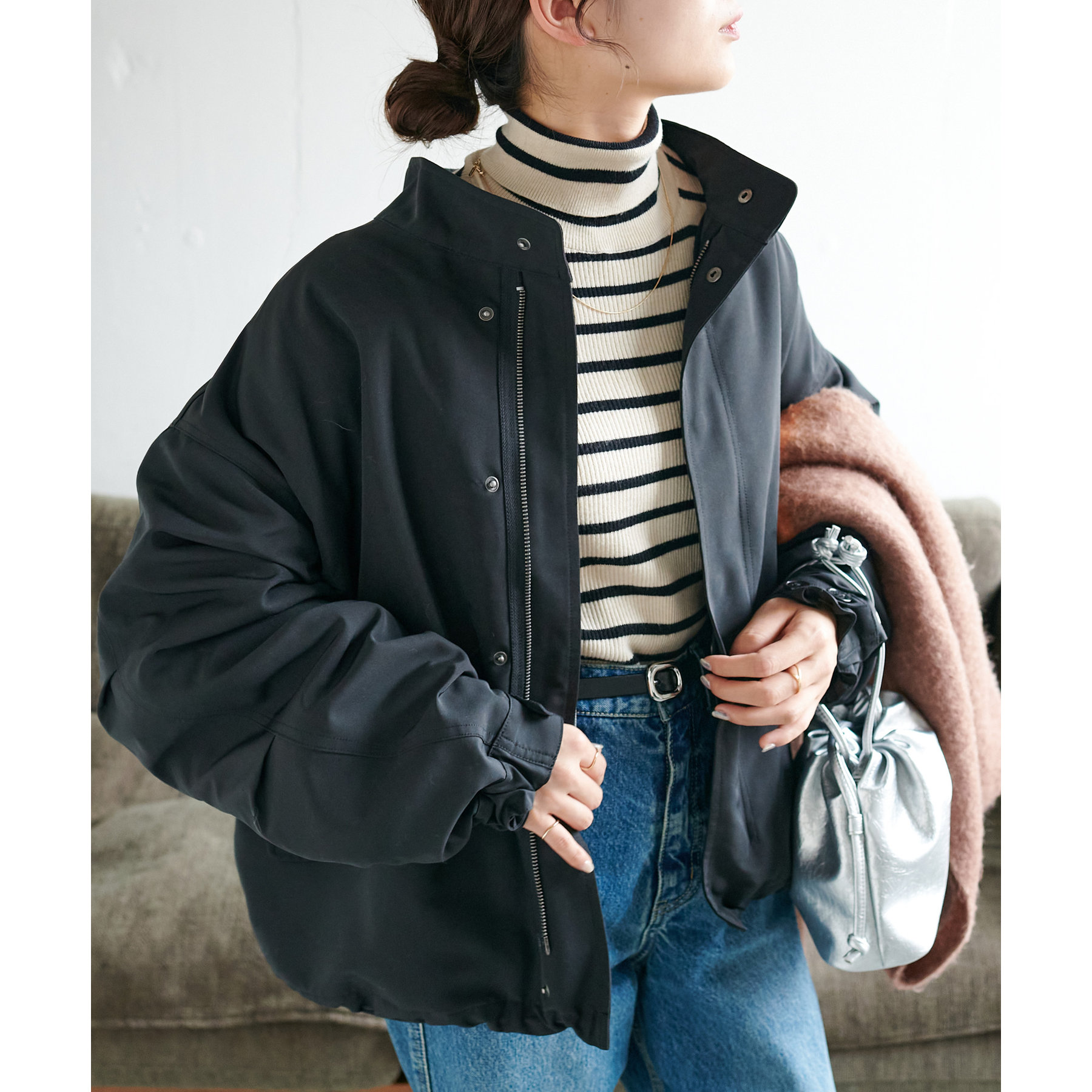 ユニセックス】3WAYライナー付きショートモッズコート | ファッション