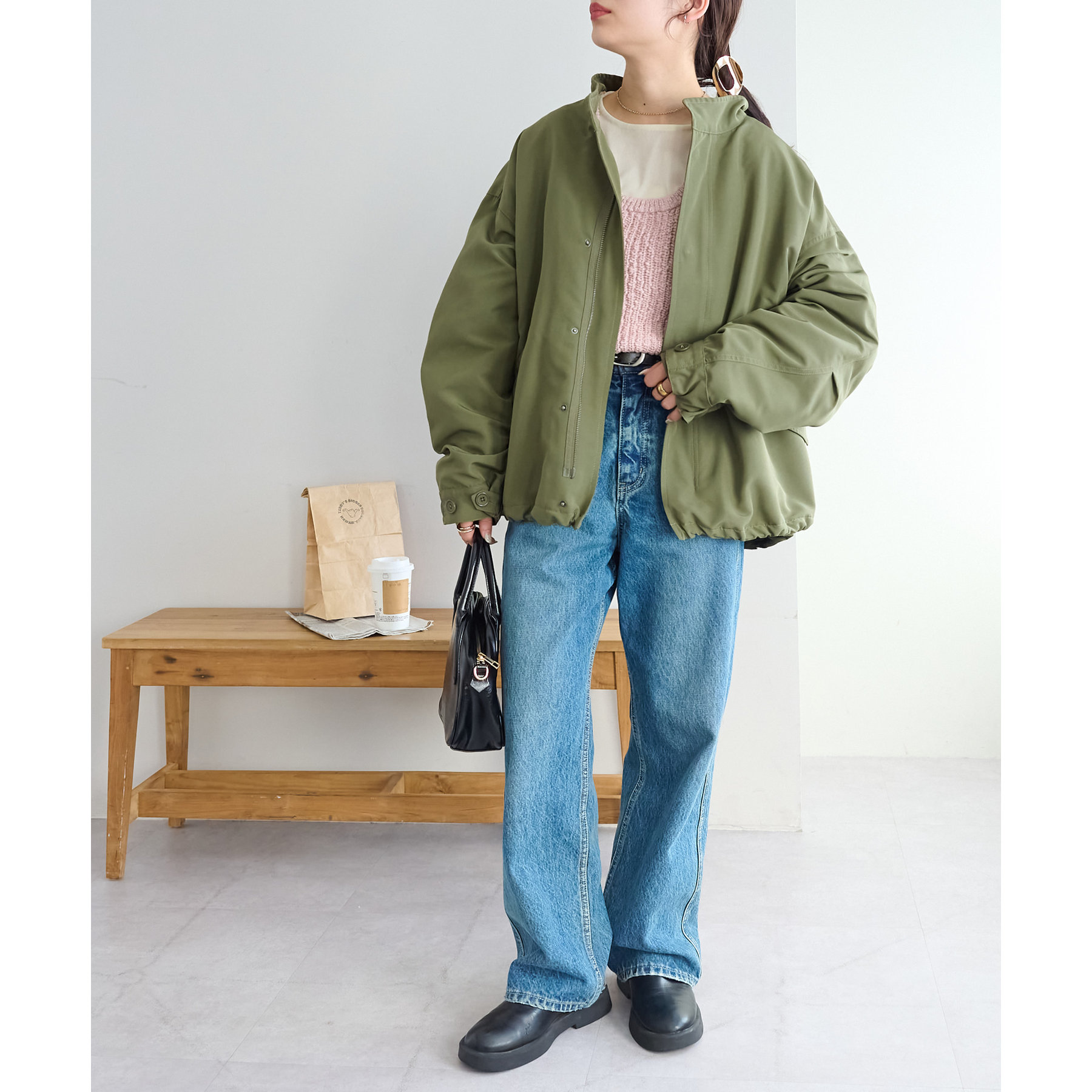 ユニセックス】3WAYライナー付きショートモッズコート | ファッション