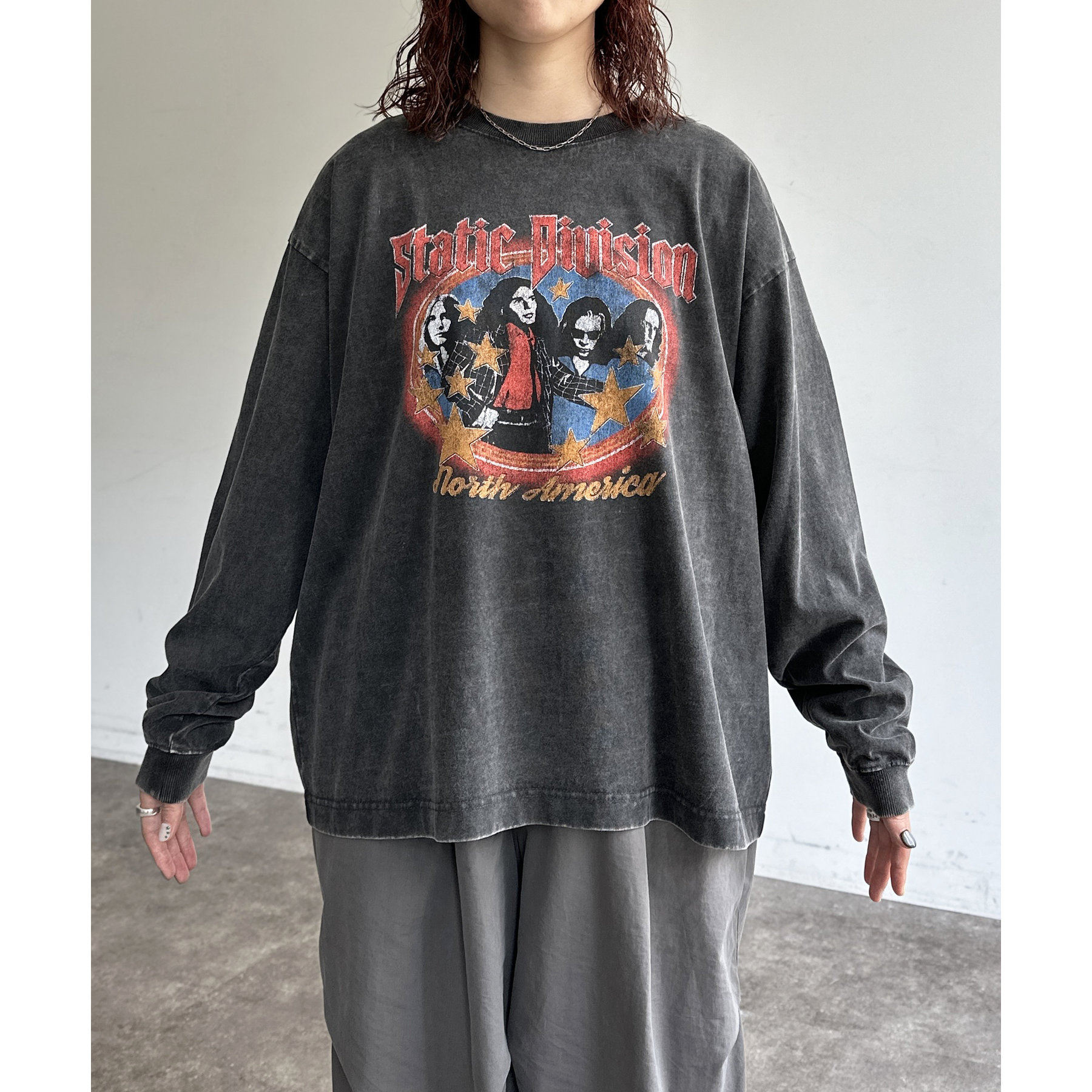 パウダー加工ビンテージライクロンT | ファッション通販サイト NUGU