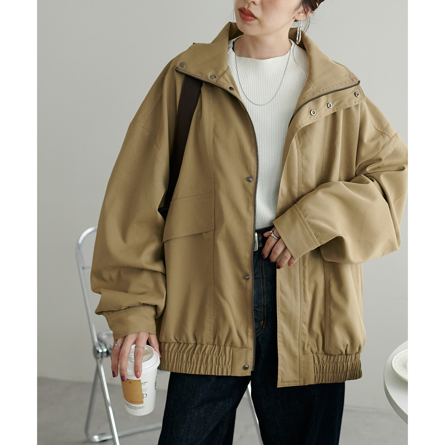 ユニセックス】カルゼスタンドブルゾン | ファッション通販サイト NUGU