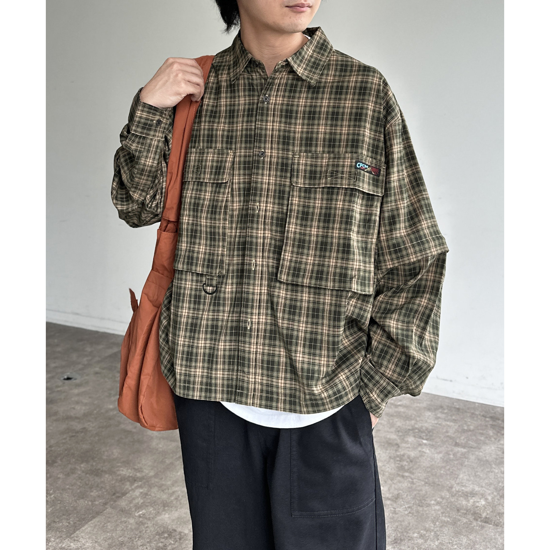 chittann様　確認用 デタッチャブルチェックフィッシングシャツ | ファッション通販