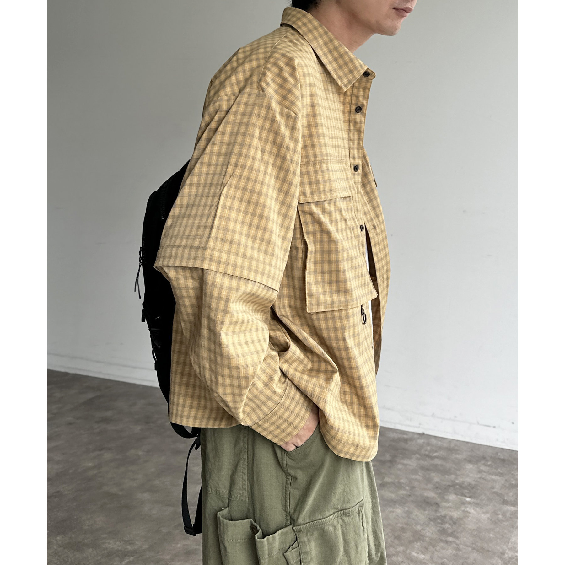chittann様　確認用 デタッチャブルチェックフィッシングシャツ | ファッション通販