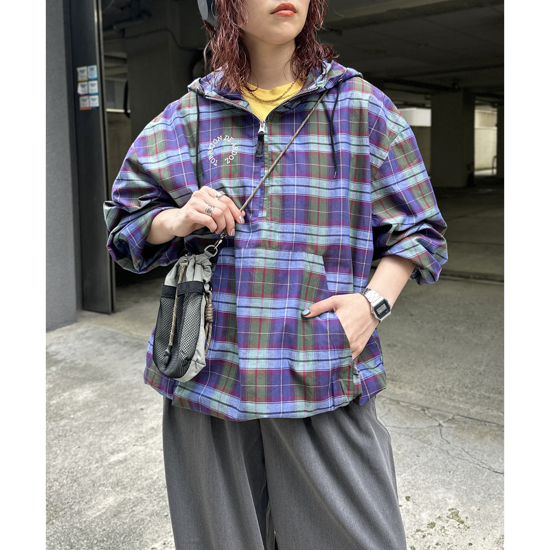 nugu アウター チェックアノラックパーカー | ファッション通販サイト NUGU