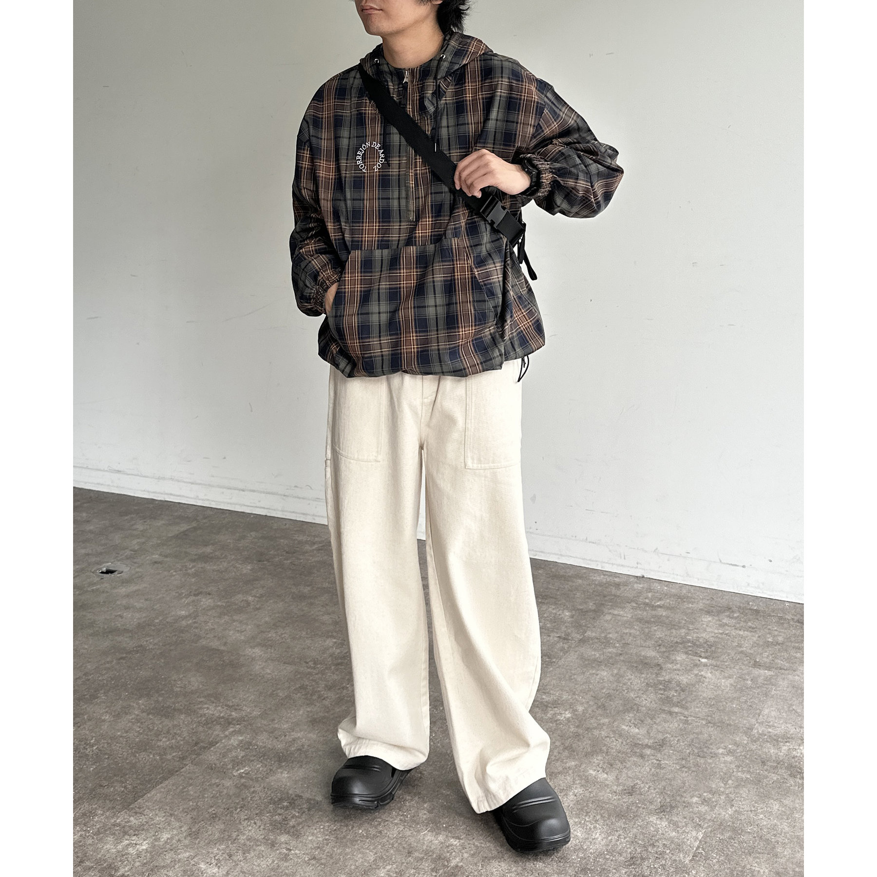 チェックアノラックパーカー | ファッション通販サイト NUGU