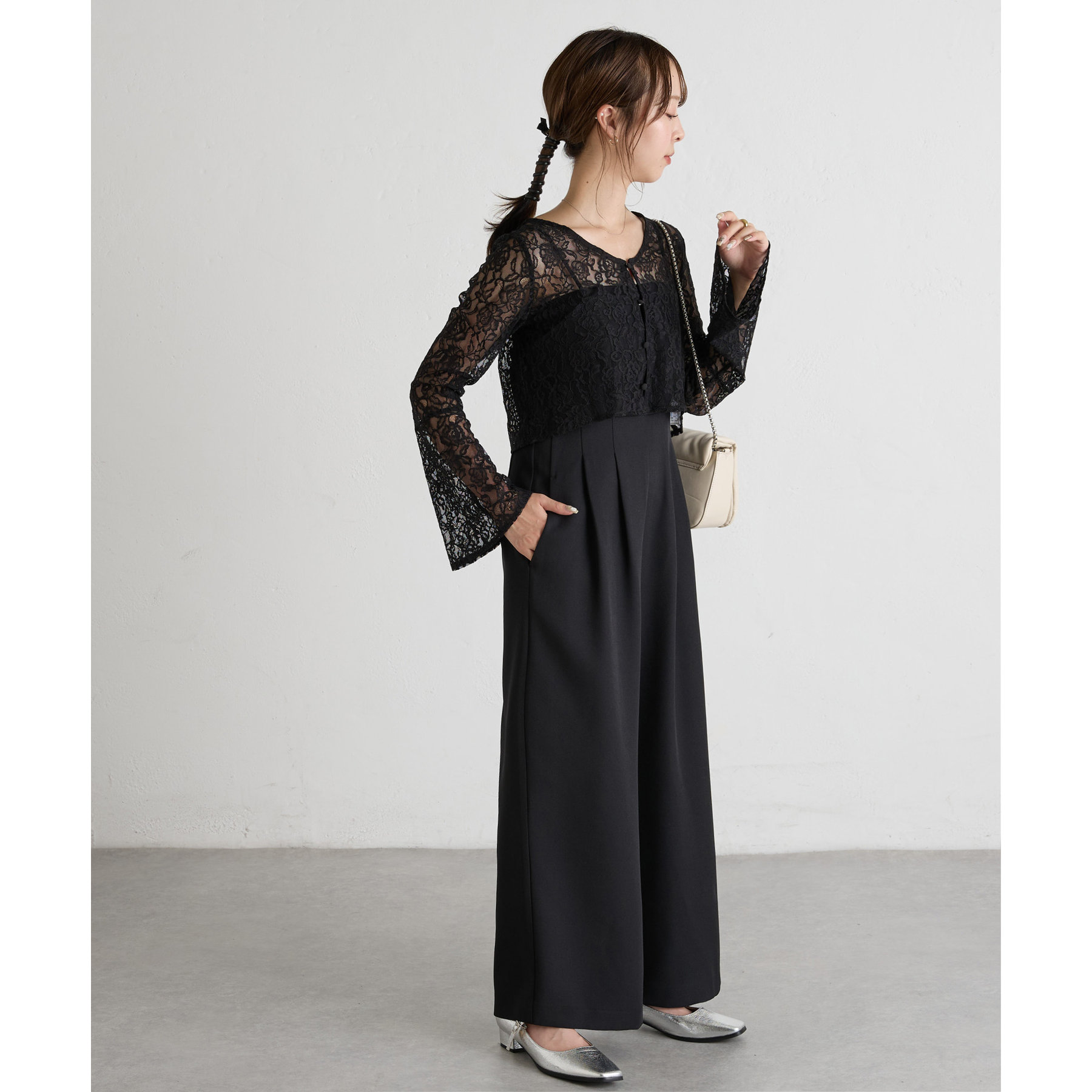 美品　julynine 黒サロペット 美シルエットサロペット｜JENNE(ジェンヌ)公式通販：パリ