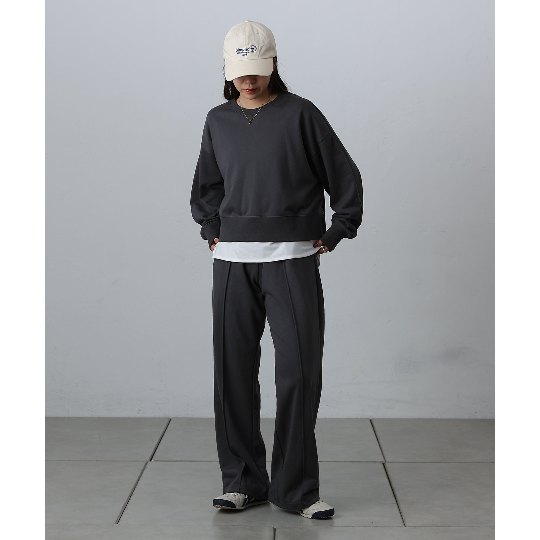 ブラウン スウェットパンツ ドローストリング付き ルーズドローストリングスウェットパンツ U1989 – URBAN GROW