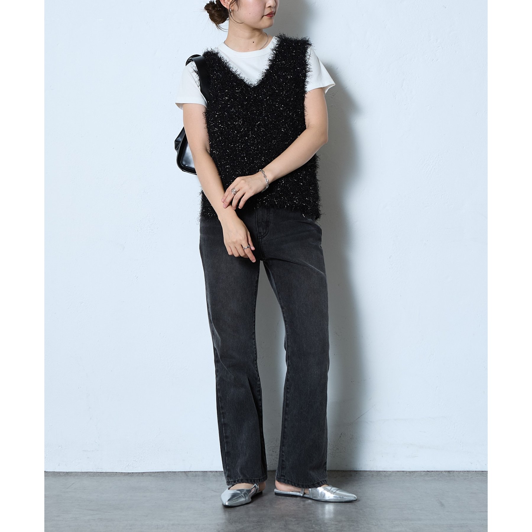 ラメフリンジベスト | ファッション通販サイト NUGU