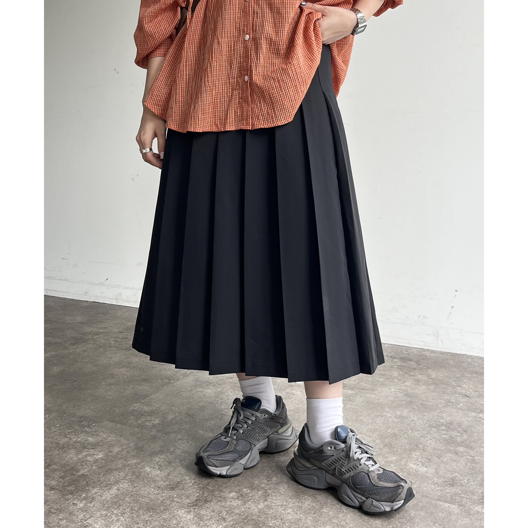 プリーツミディスカート | ファッション通販サイト NUGU
