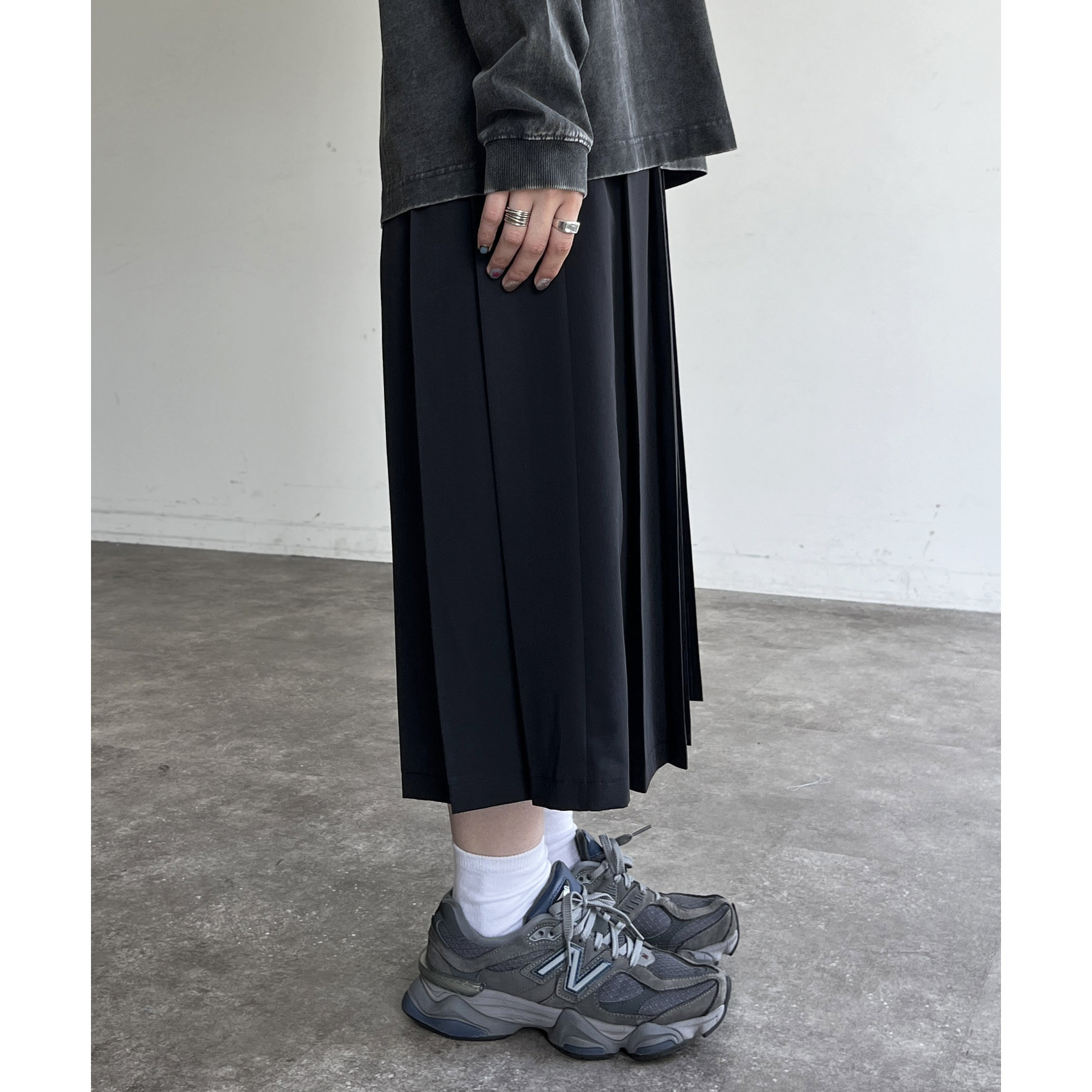 GLORY様◎dazzlinPOLOBCSコラボレイヤードプリーツミディスカート POLOBCSコラボ】レイヤードプリーツミディスカート（スカート