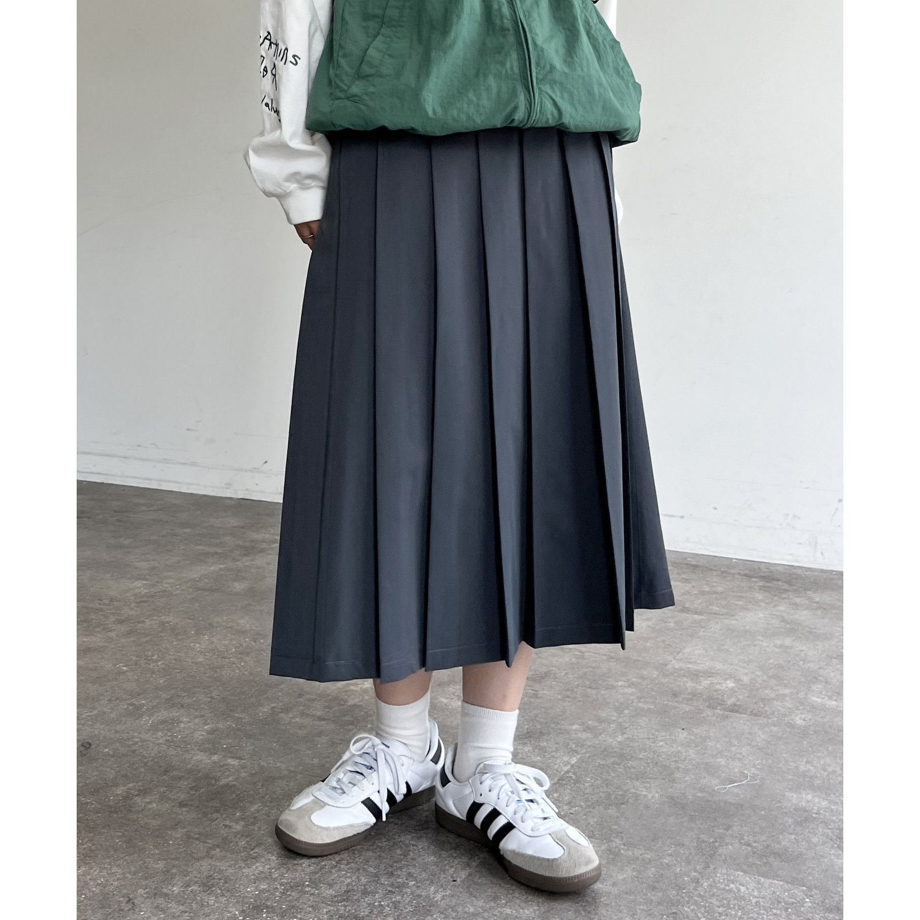 プリーツミディスカート | ファッション通販サイト NUGU