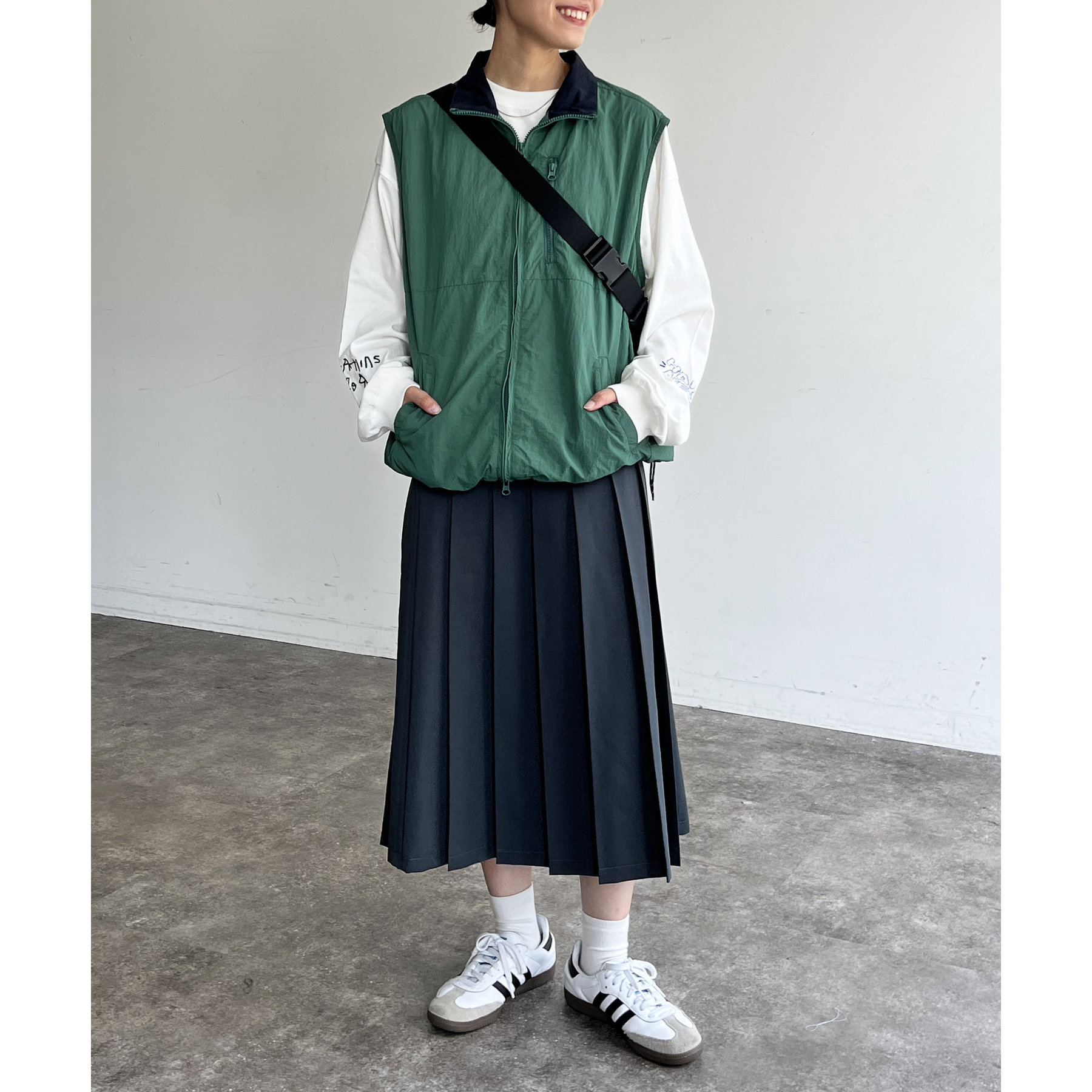 GLORY様◎dazzlinPOLOBCSコラボレイヤードプリーツミディスカート POLOBCSコラボ】レイヤードプリーツミディスカート（スカート