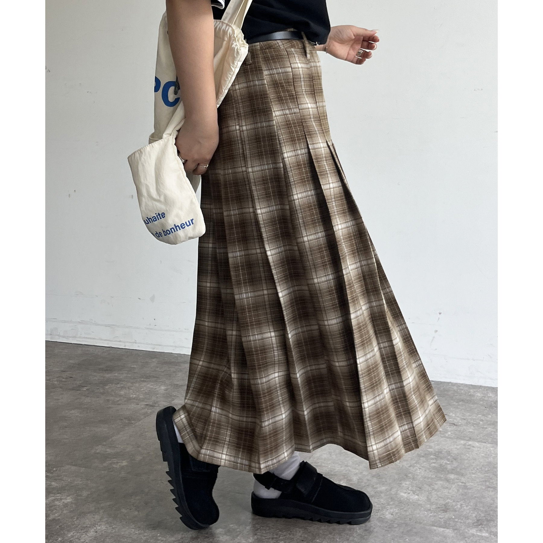 プリーツミディスカート | ファッション通販サイト NUGU