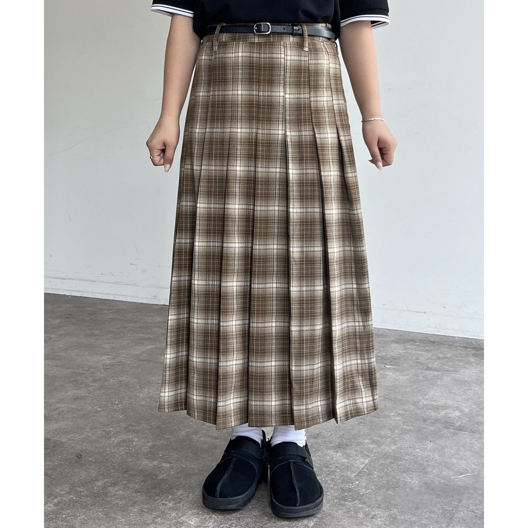 プリーツミディスカート | ファッション通販サイト NUGU