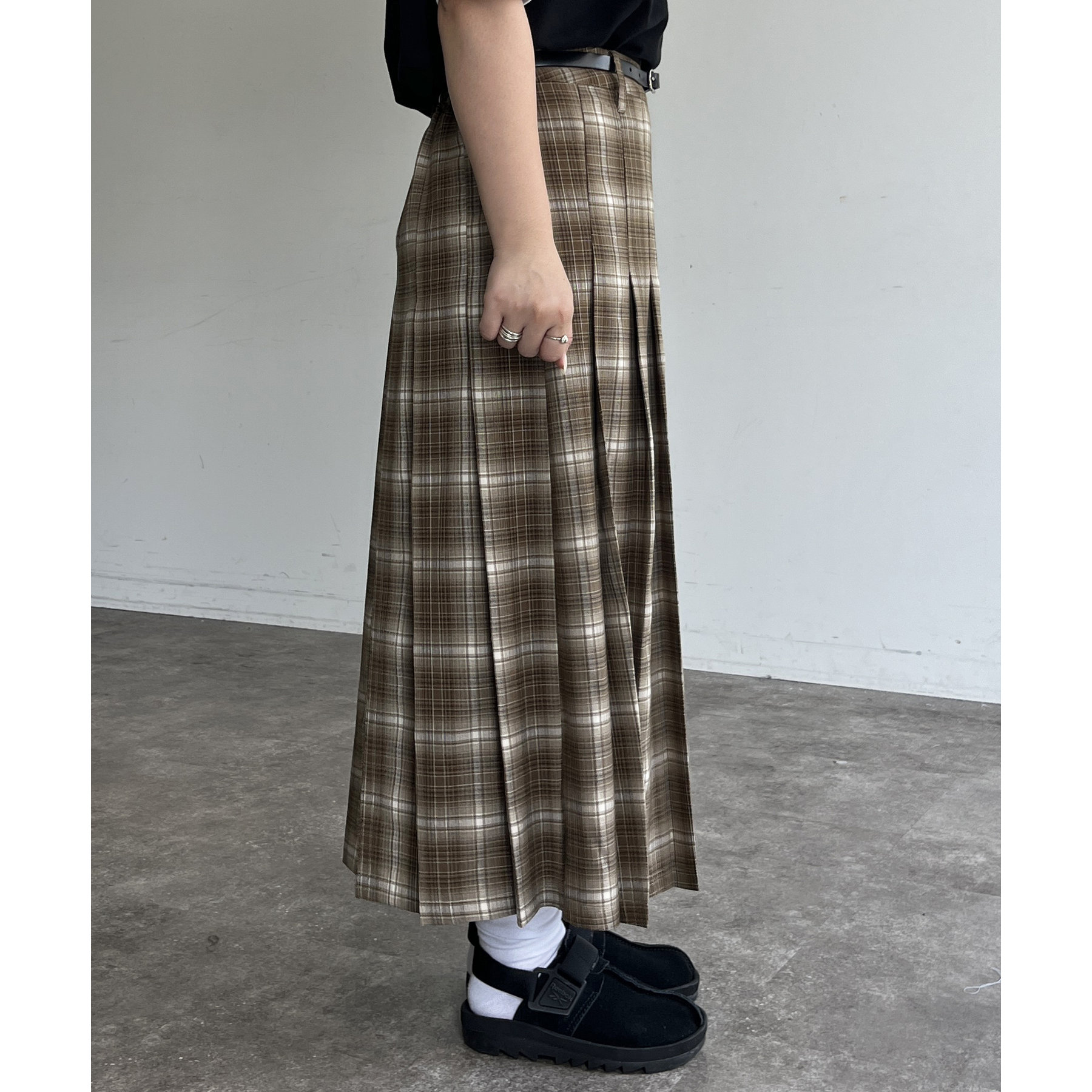 プリーツミディスカート | ファッション通販サイト NUGU