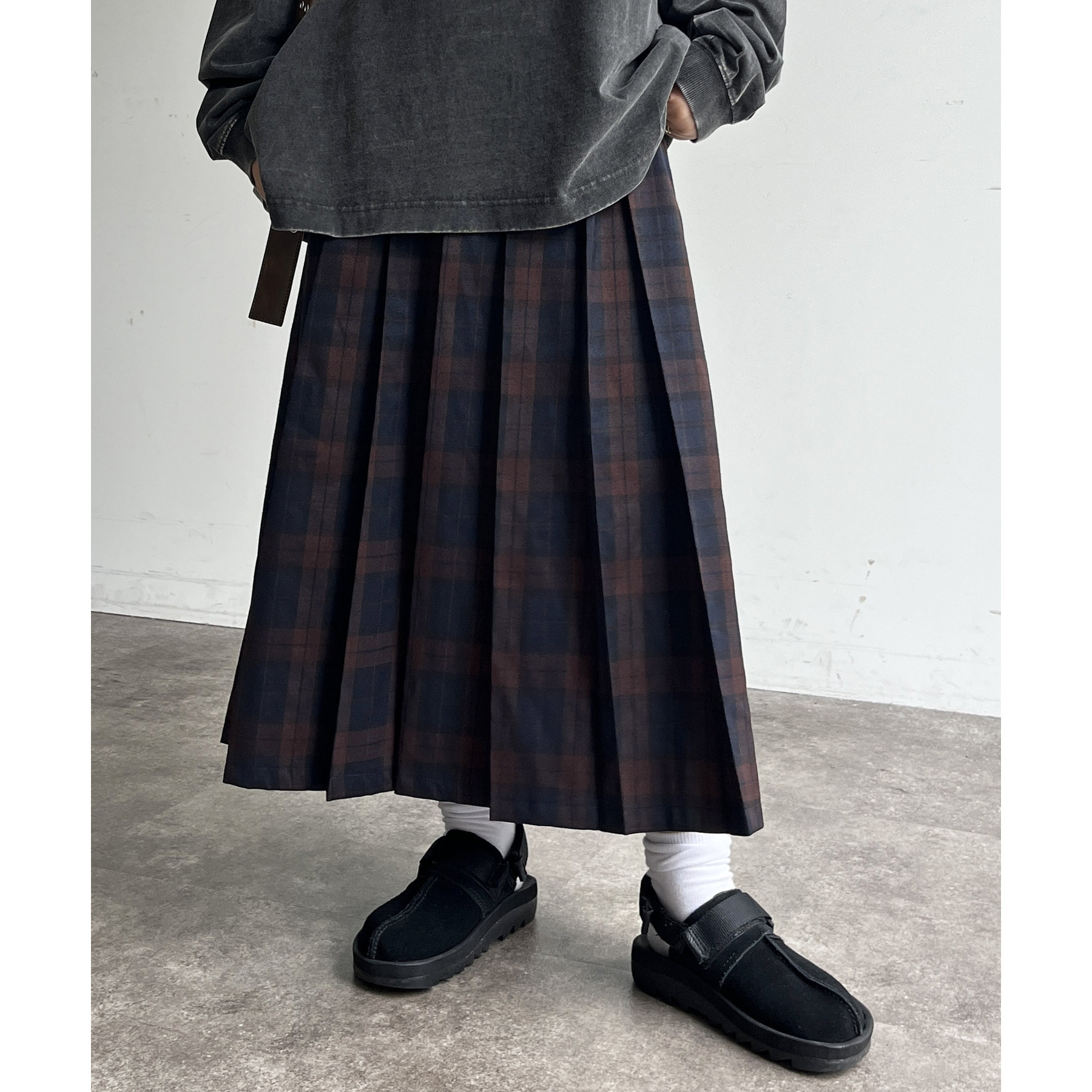 プリーツミディスカート | ファッション通販サイト NUGU