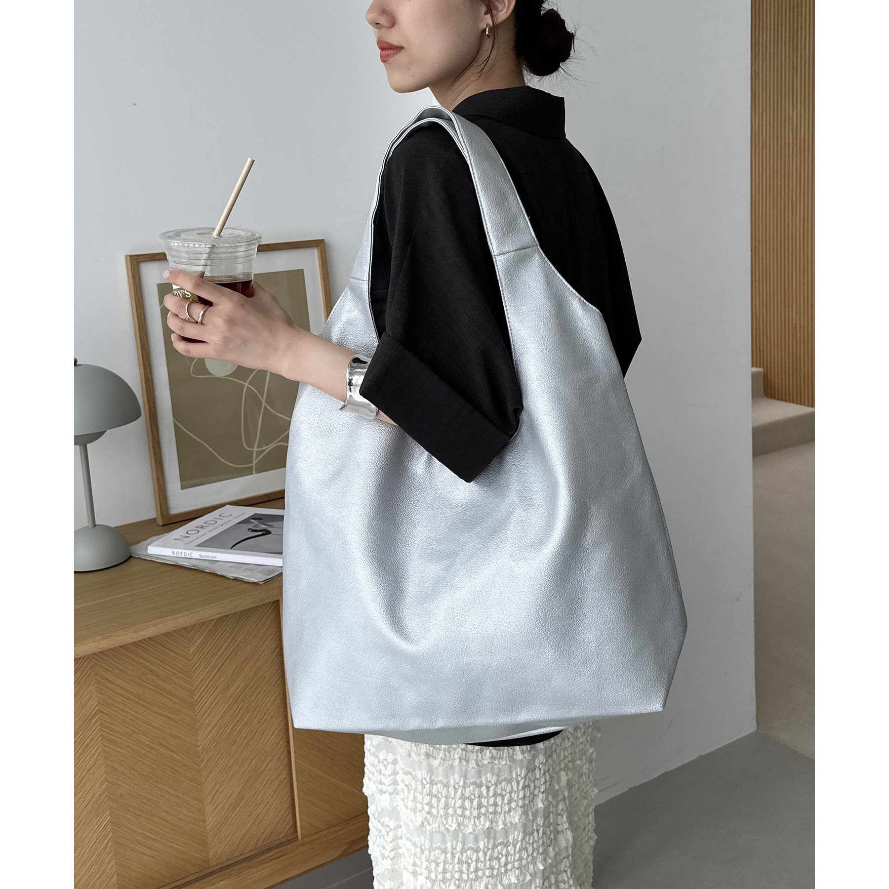 A4サイズ収納可◎】くったりラウンドトートバッグ | ファッション通販