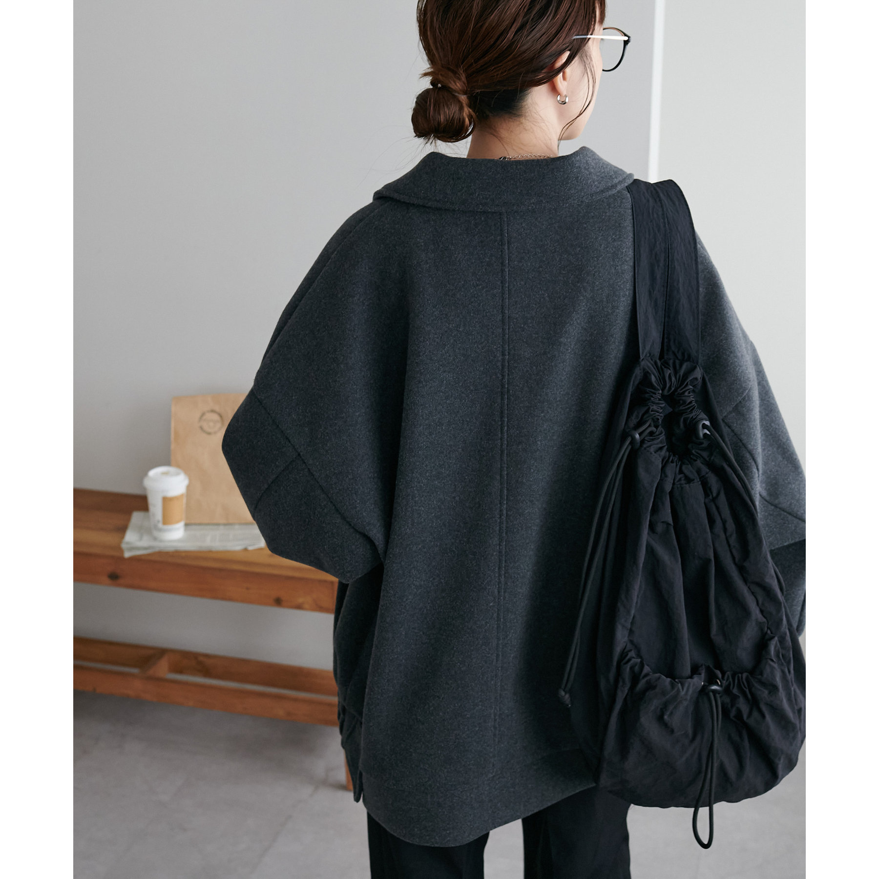 ユニセックス/WEB限定】中空糸スタンドジップブルゾン | ファッション