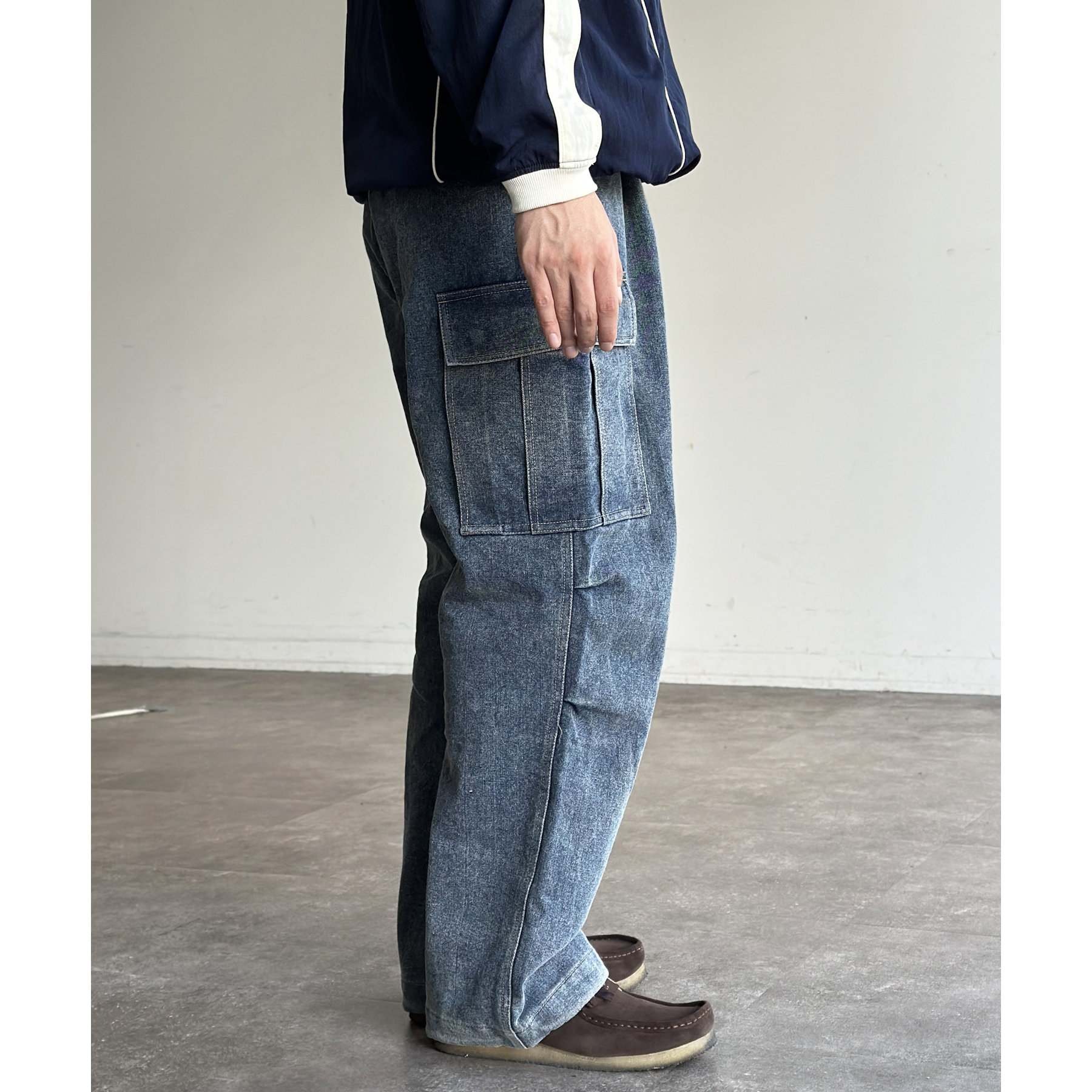 カラーデニムカーゴパンツ | ファッション通販サイト NUGU