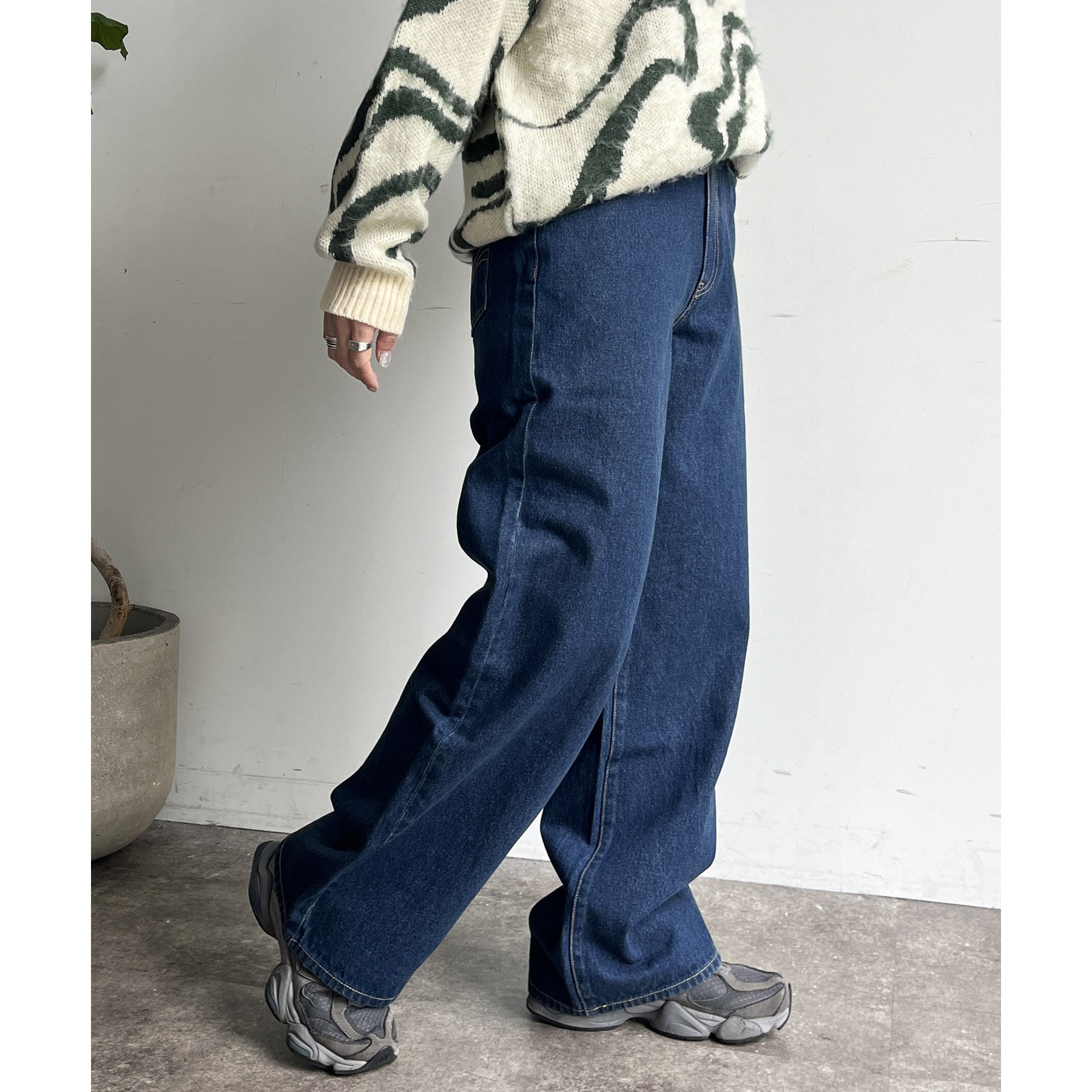 ハイウエストストレートデニム | ファッション通販サイト NUGU