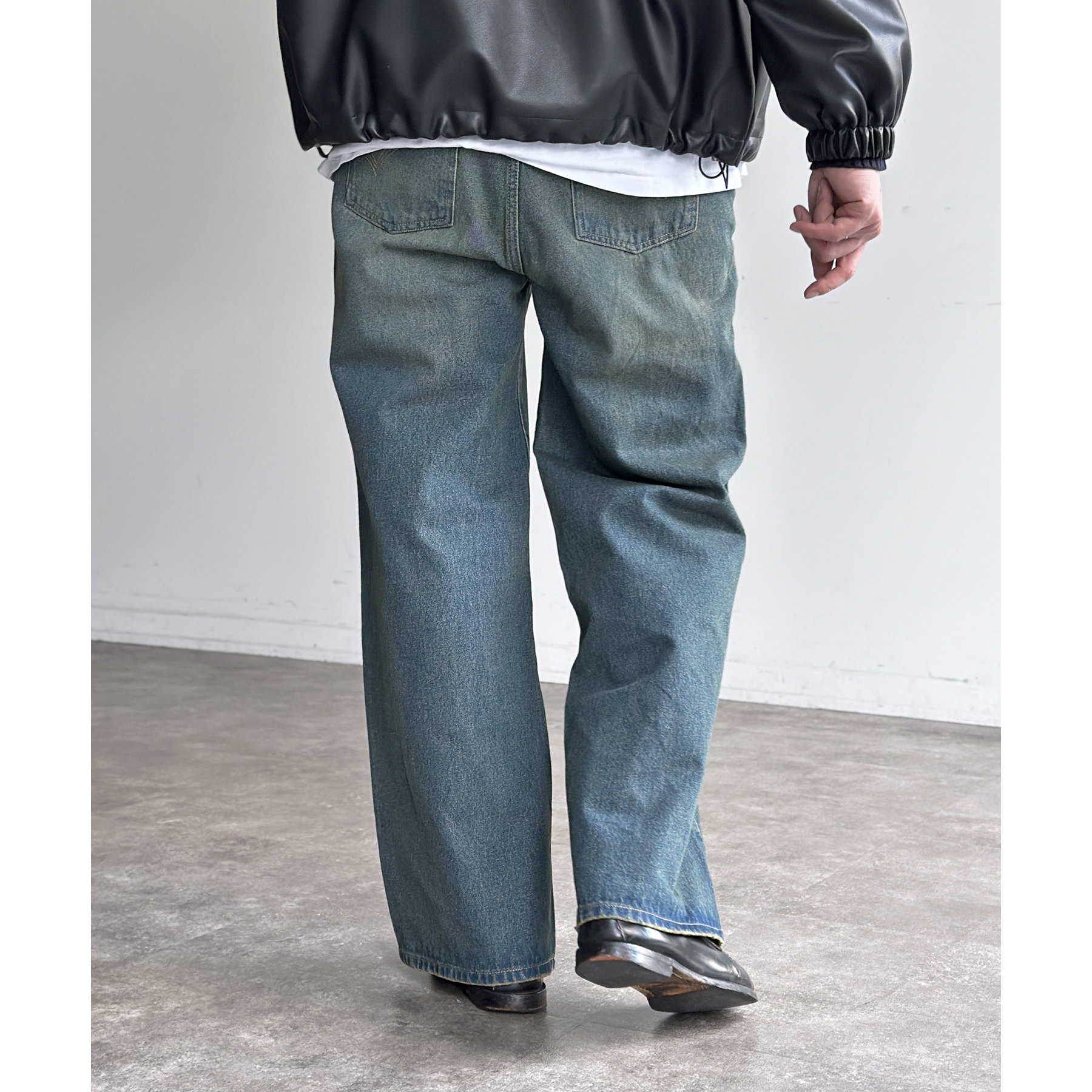ハイウエストストレートデニム Ｍサイズ miniministore ジーンズ デニム デニムパンツ 「お気に入り数16