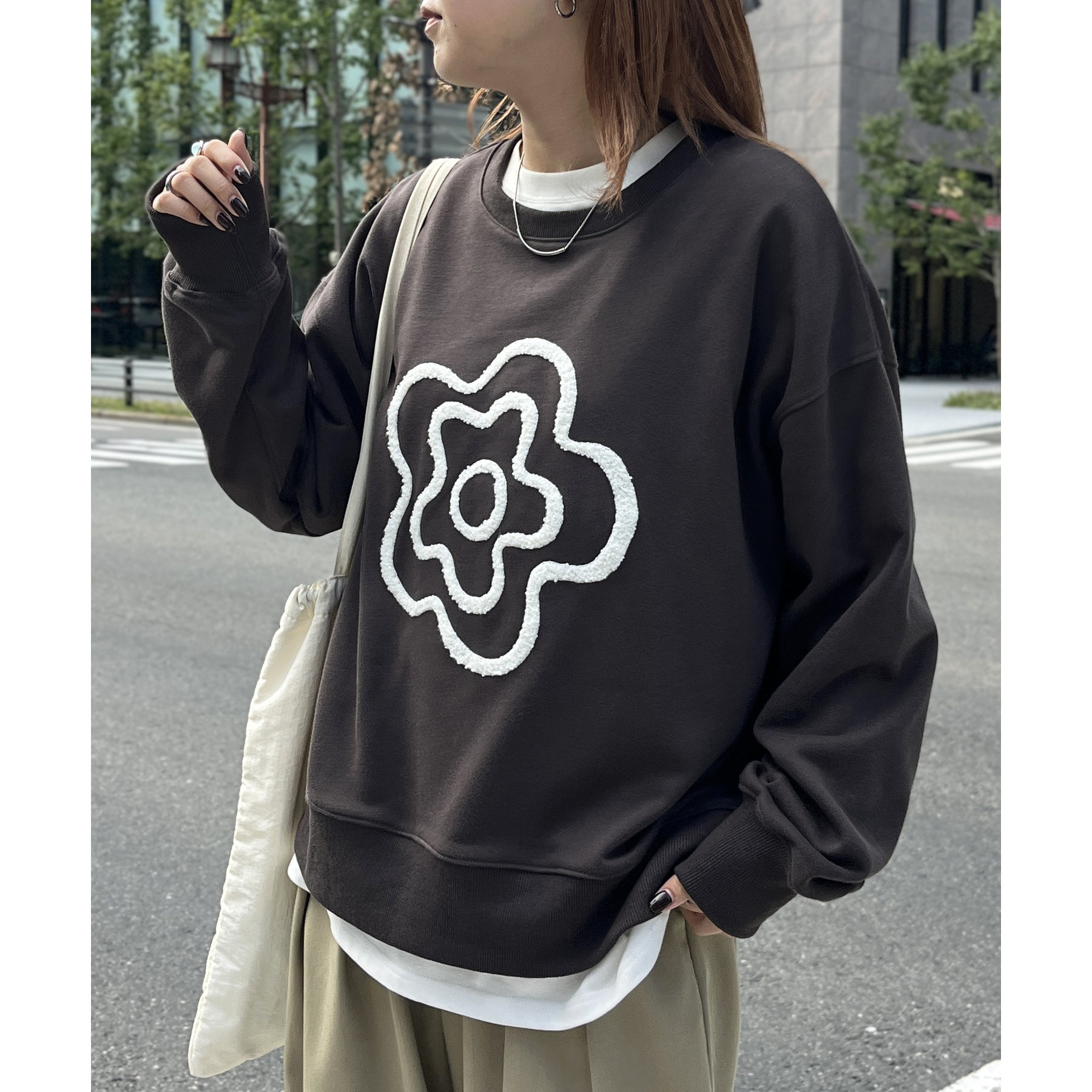 アソート裏起毛サガラ刺繍スウェット | ファッション通販サイト NUGU