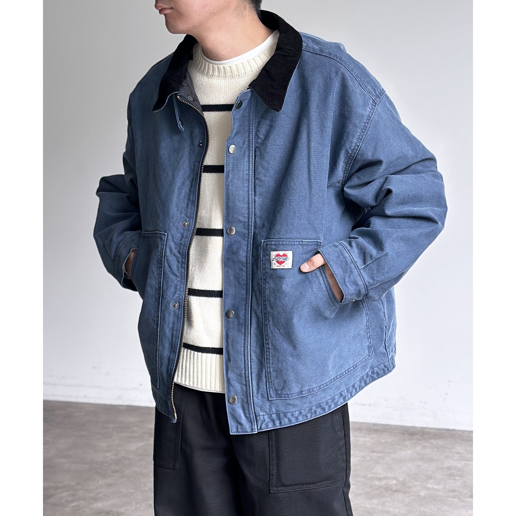 IENA Barbour 242MWX2364 コーデュロイ襟ジャケット 襟コーデュロイワークジャケット | ファッション通販サイト NUGU
