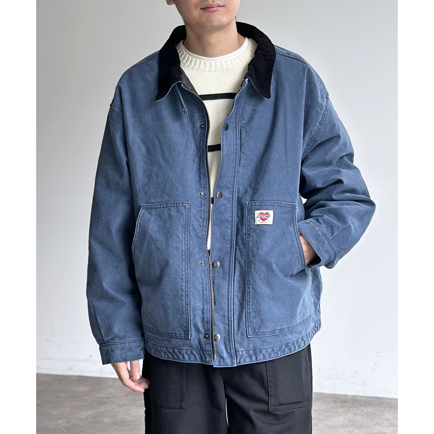 襟コーデュロイワークジャケット | ファッション通販サイト NUGU