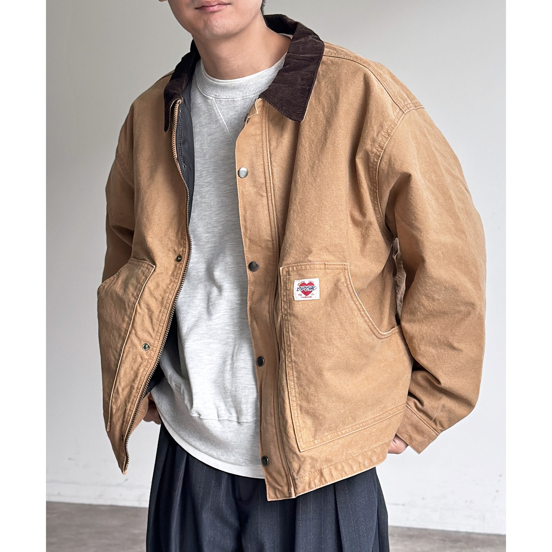 襟コーデュロイワークジャケット | ファッション通販サイト NUGU