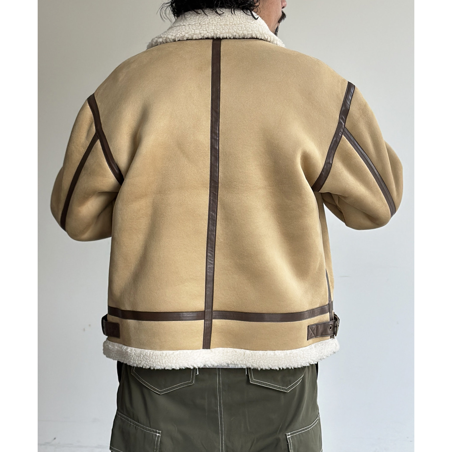 B-3フェイクムートンジャケット | ファッション通販サイト NUGU
