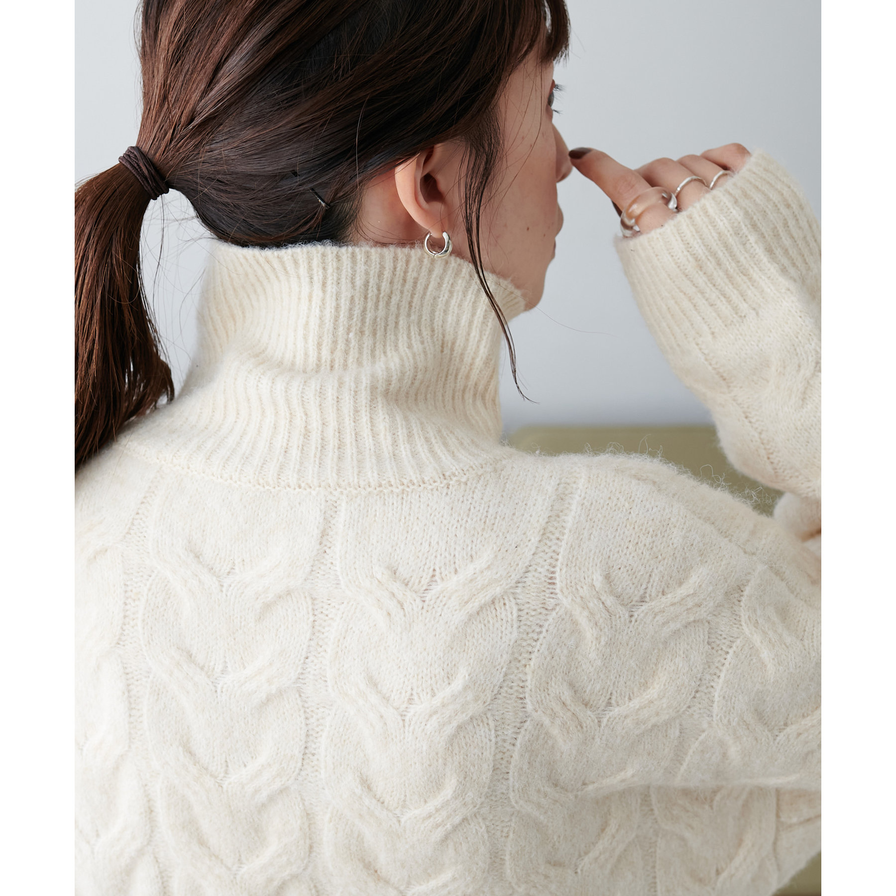 yasuchan14__監修】ケーブルWジップニット《WEB限定》 | ファッション