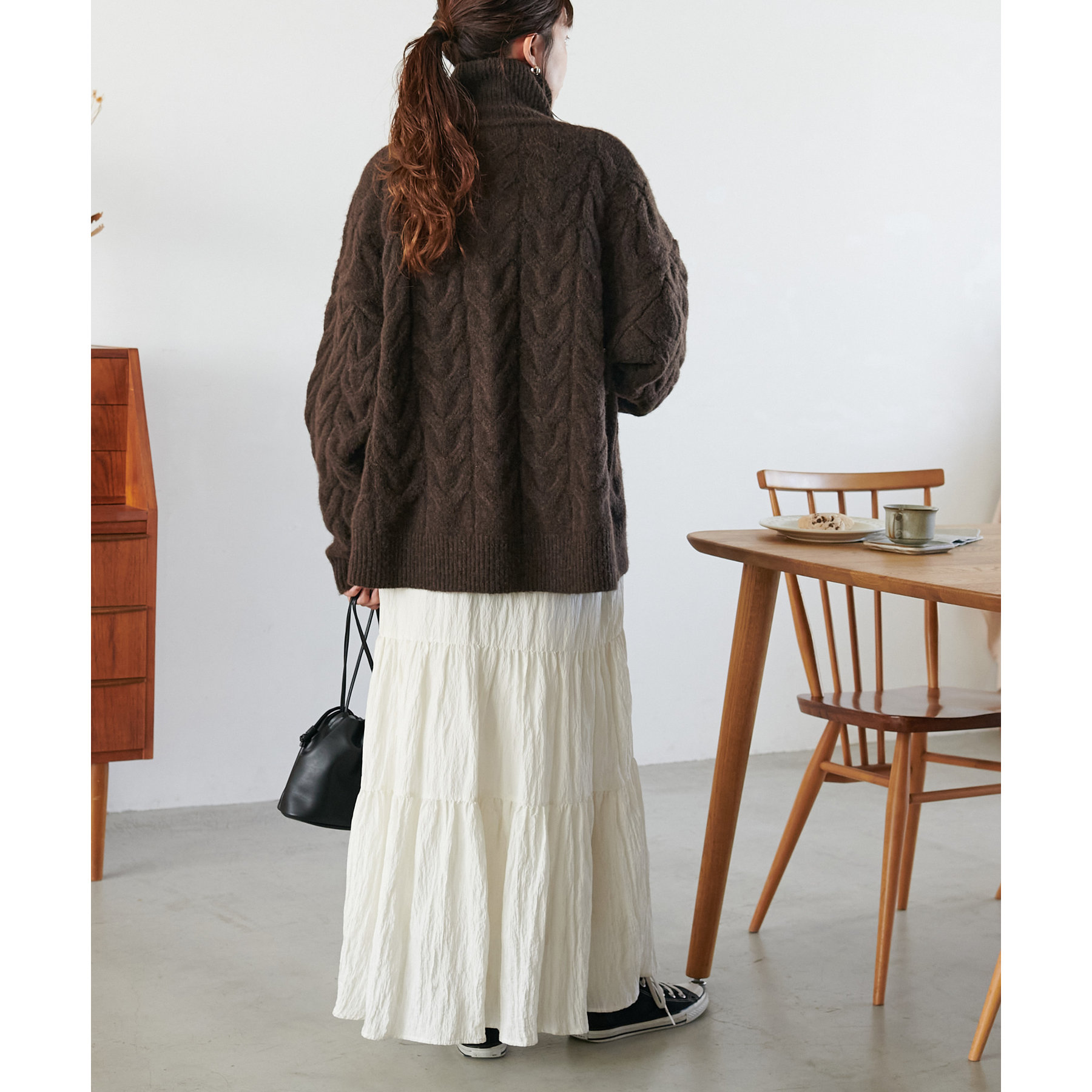 yasuchan14__監修】ケーブルWジップニット《WEB限定》 | ファッション