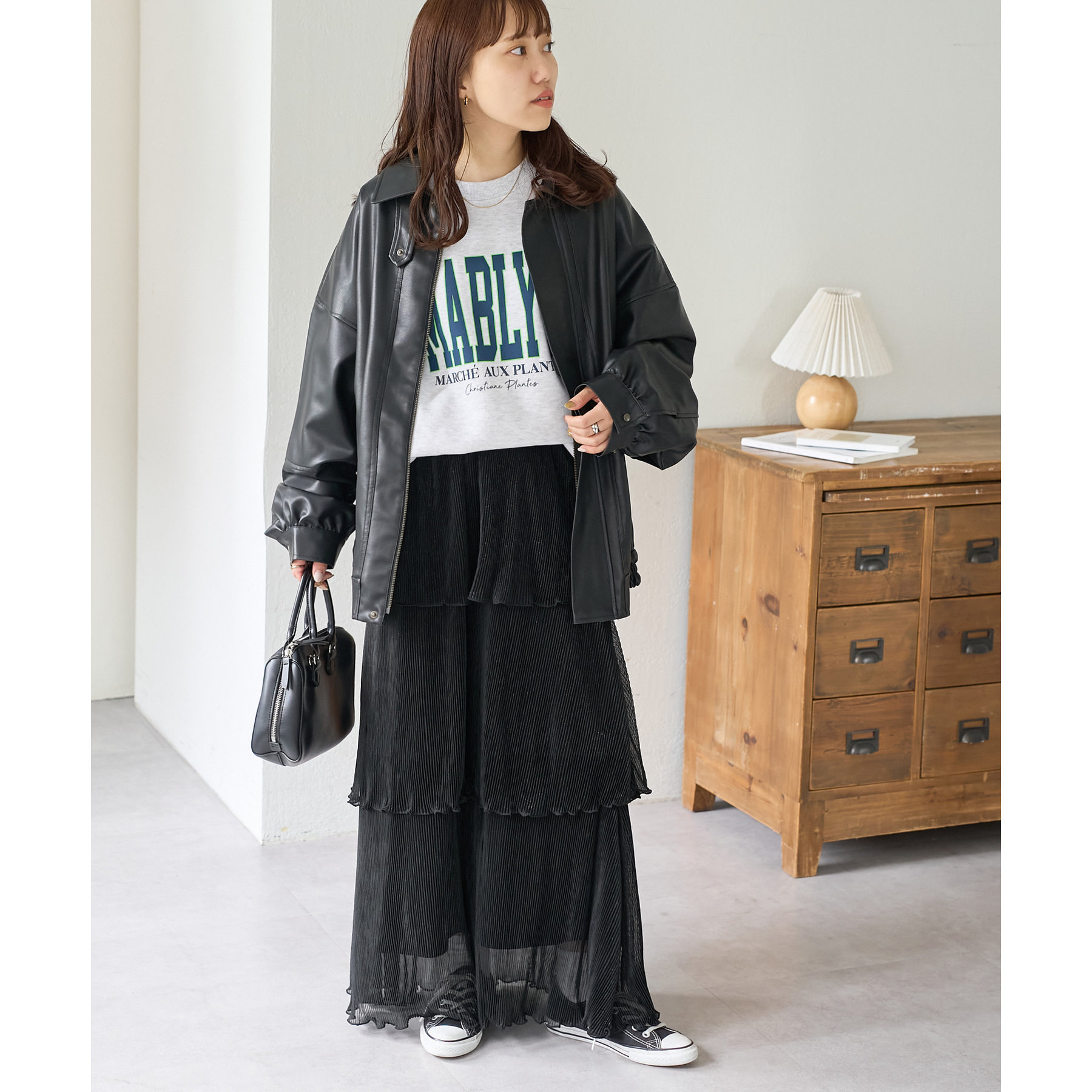 【定価181,500円】美品　Drawer ドット　ラメ　ティアードスカート 定価181,500円】美品 Drawer ドット ラメ ティアードスカート