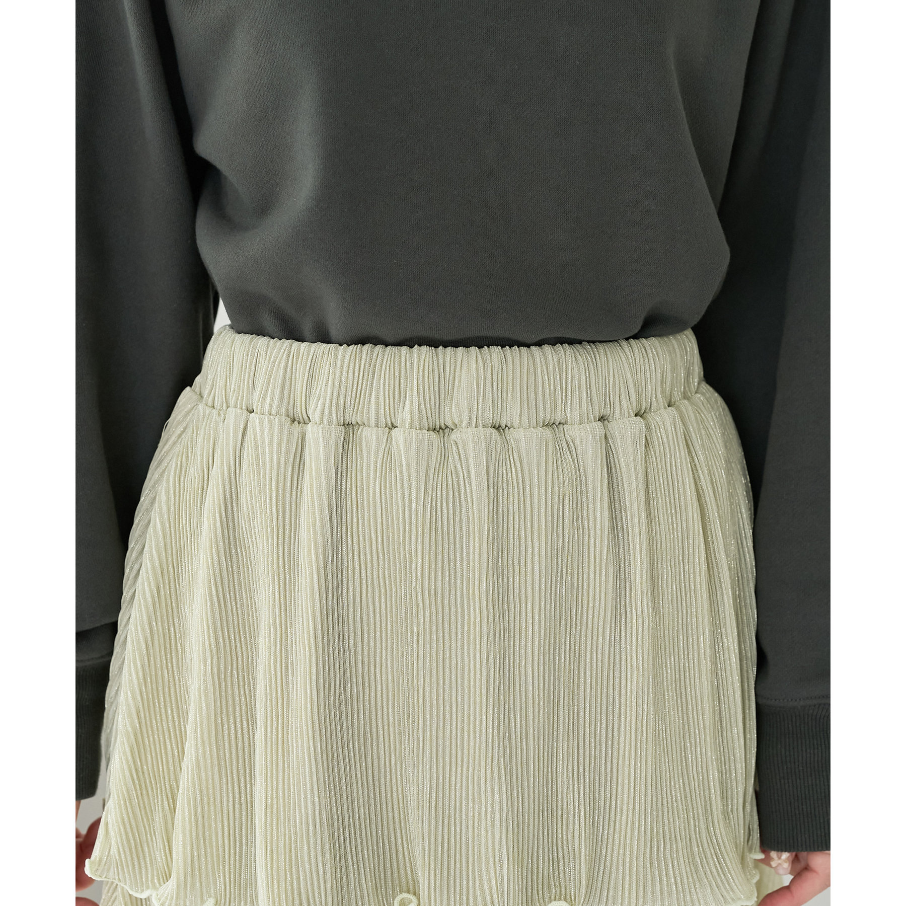 【定価181,500円】美品　Drawer ドット　ラメ　ティアードスカート 定価181,500円】美品 Drawer ドット ラメ ティアードスカート