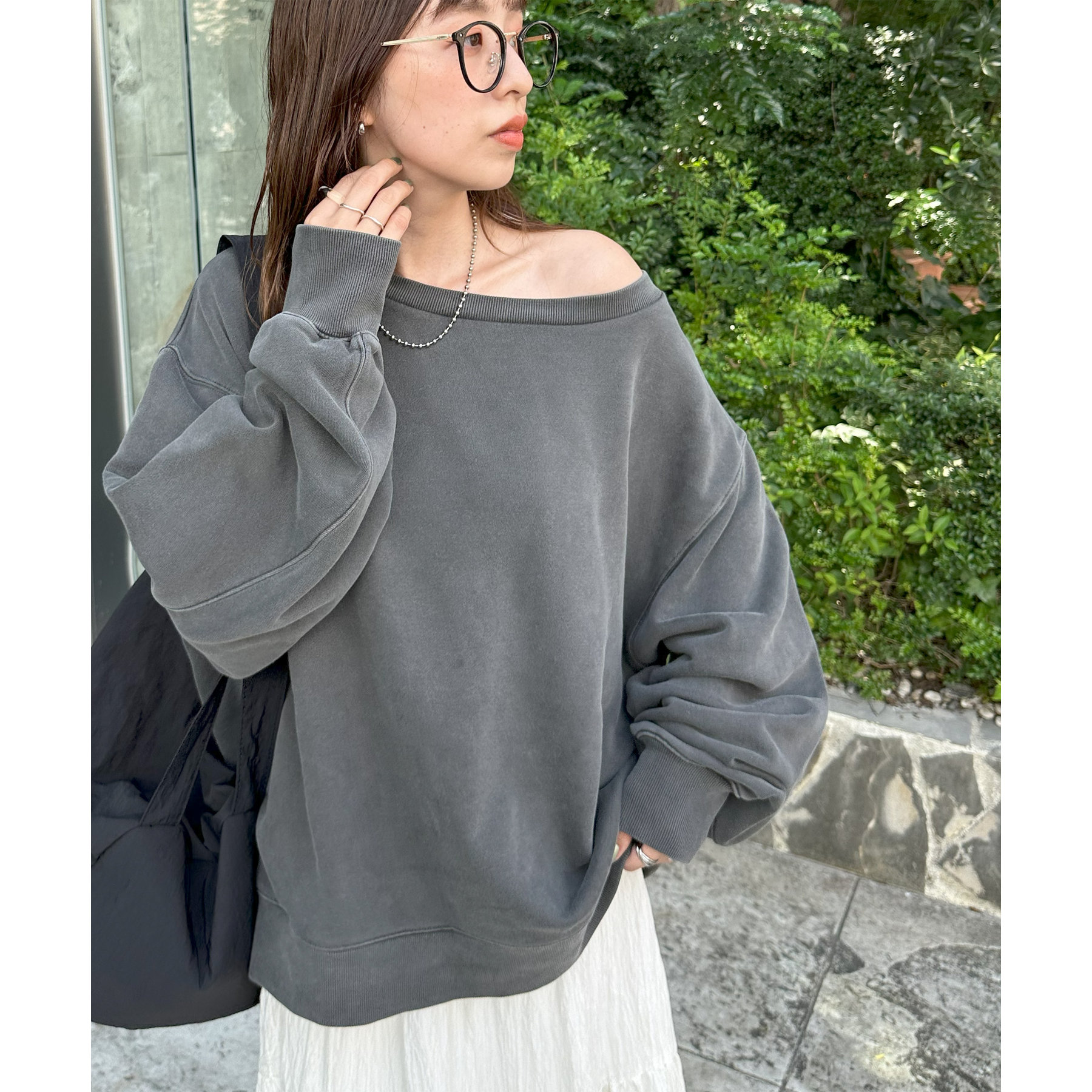 ピグメントワンショルスウェット | ファッション通販サイト NUGU