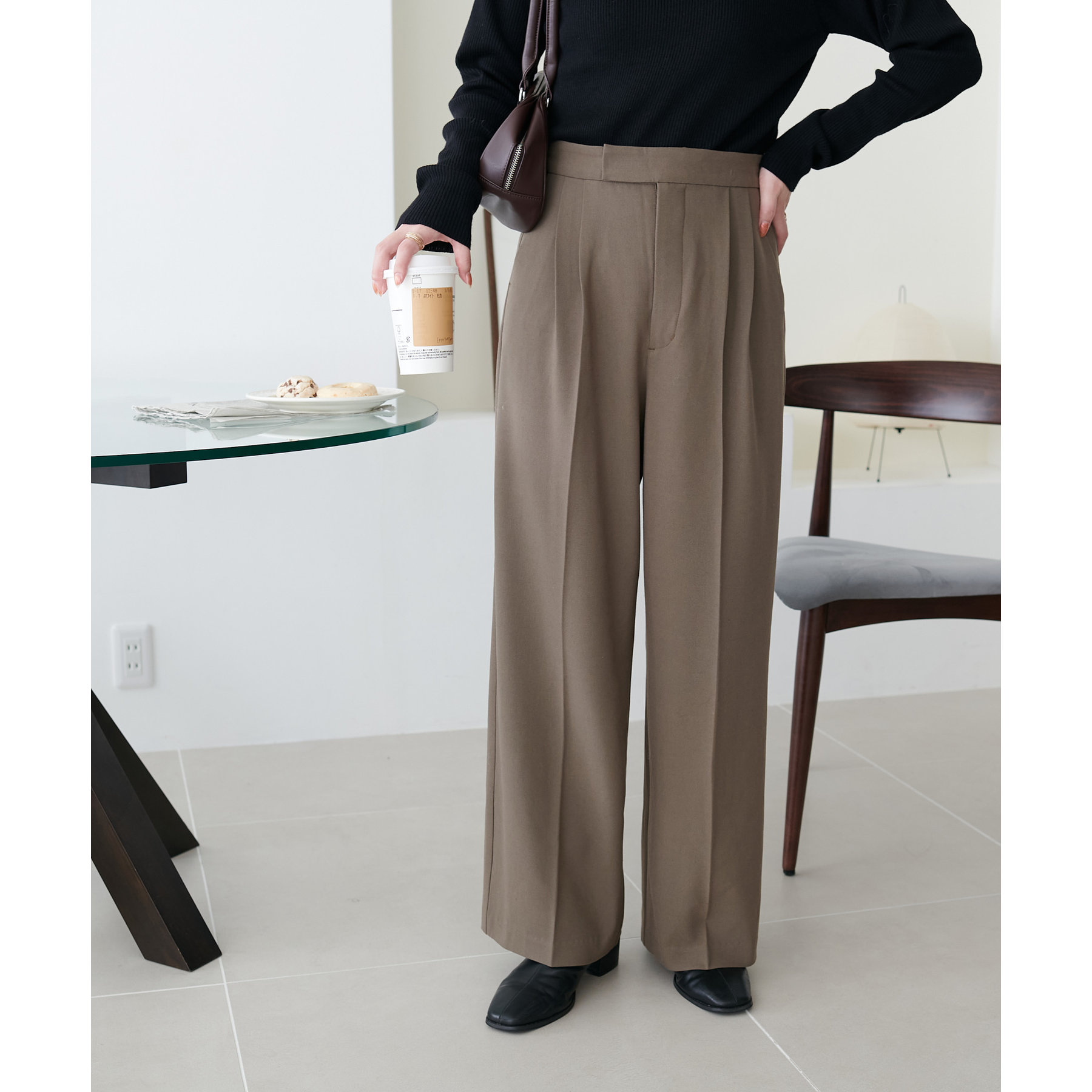 TRトロ2タックストレートパンツ | ファッション通販サイト NUGU