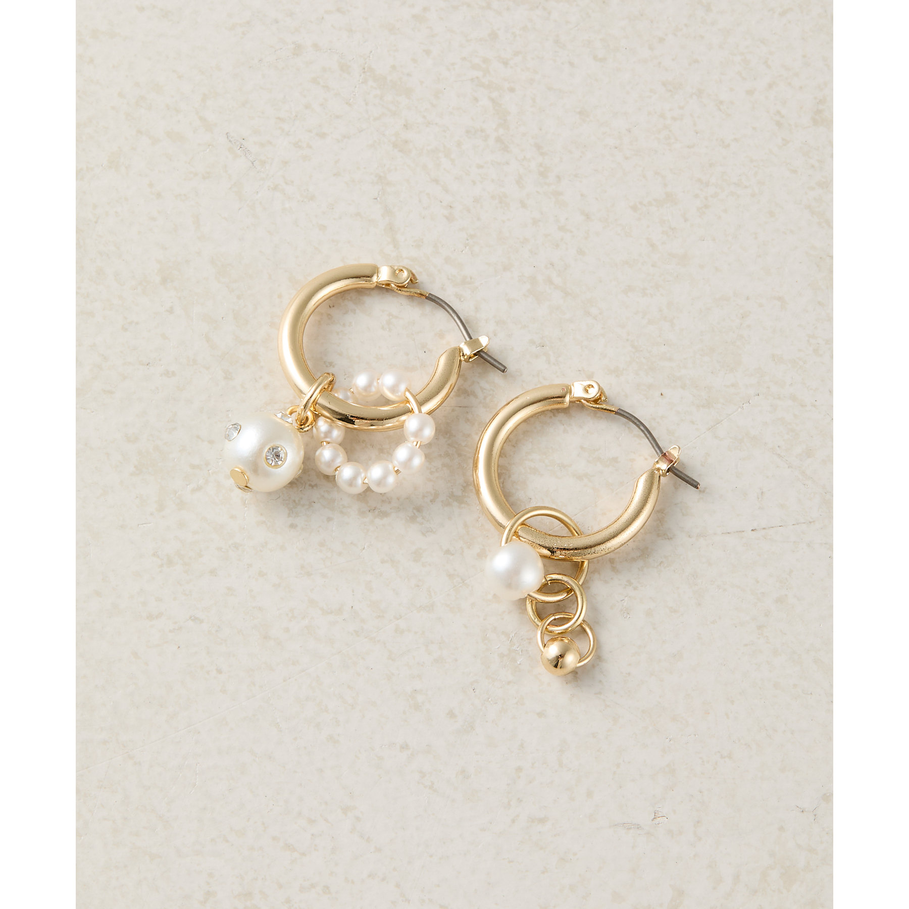 アシメパールチャームピアス | ファッション通販サイト NUGU